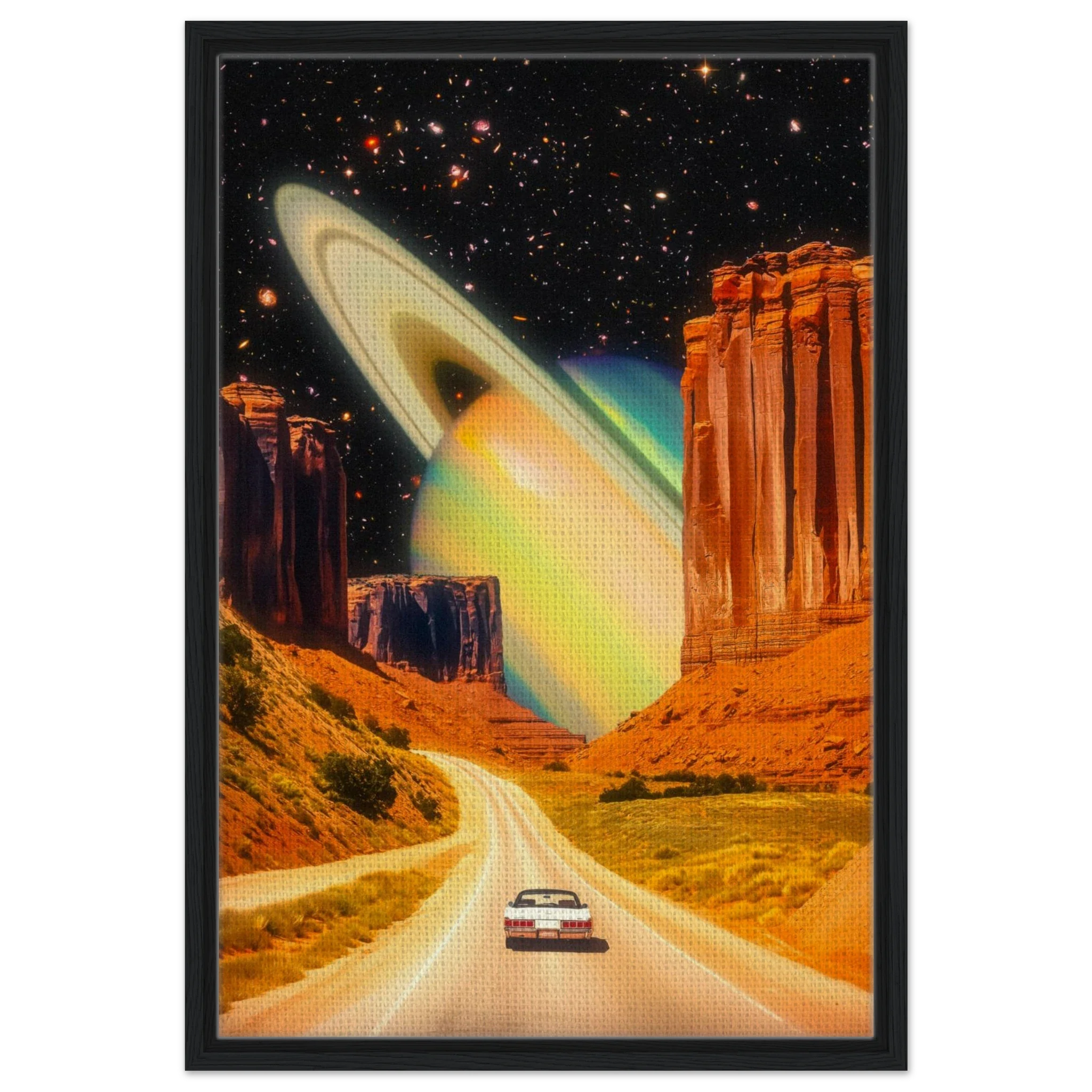 Road Trip to Saturn Canvas