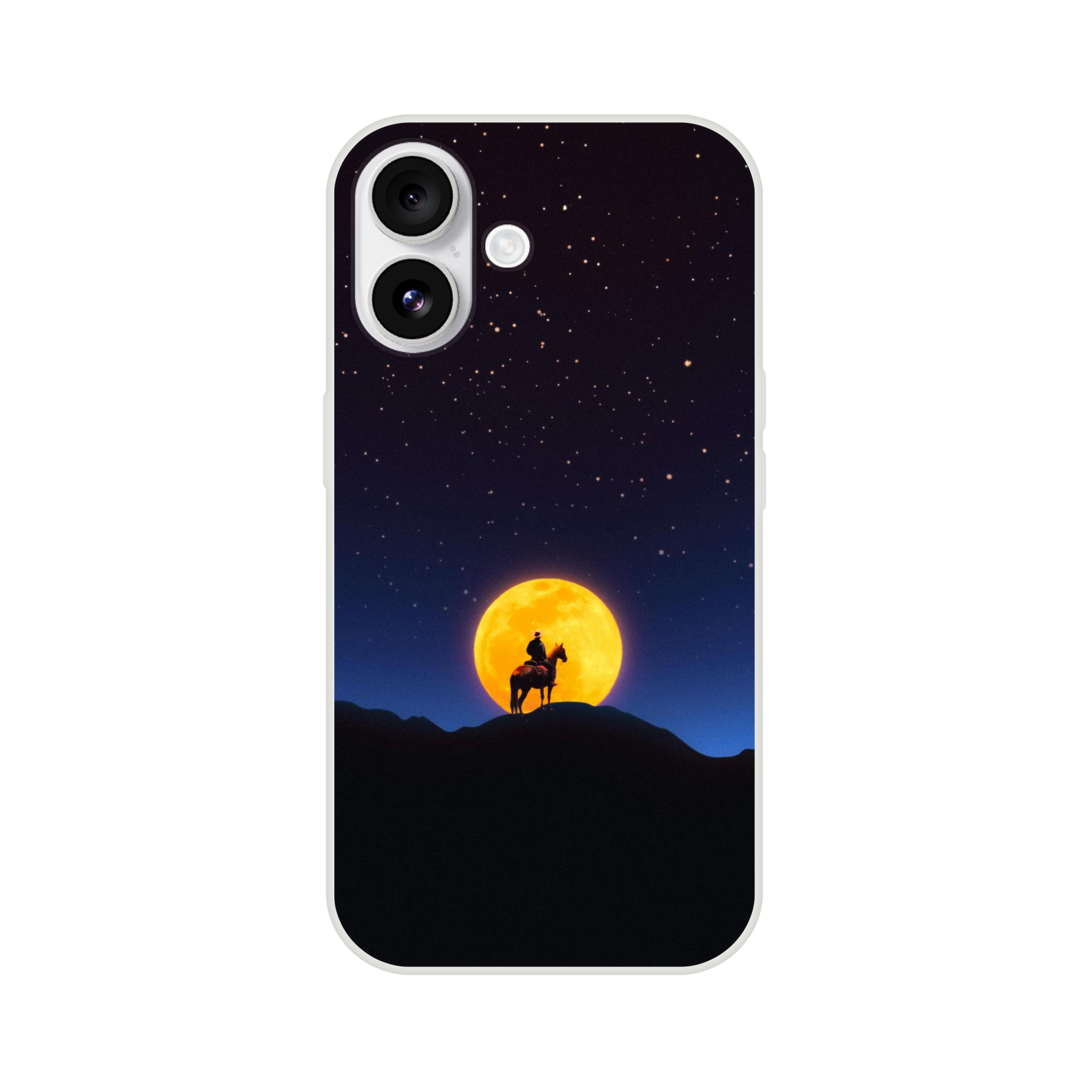 The Rider and The Moon iPhone Case
