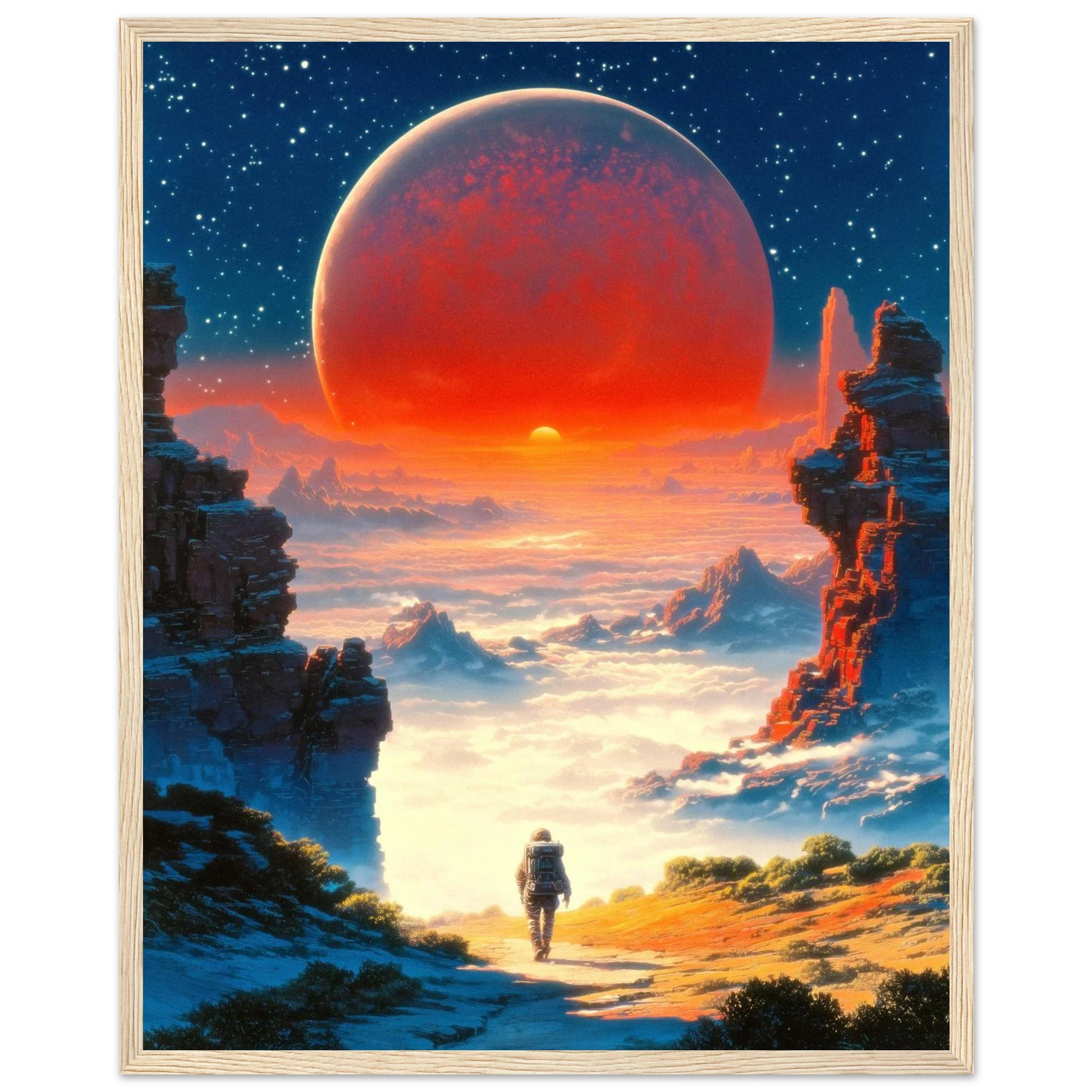 Astronaut's Red Dawn