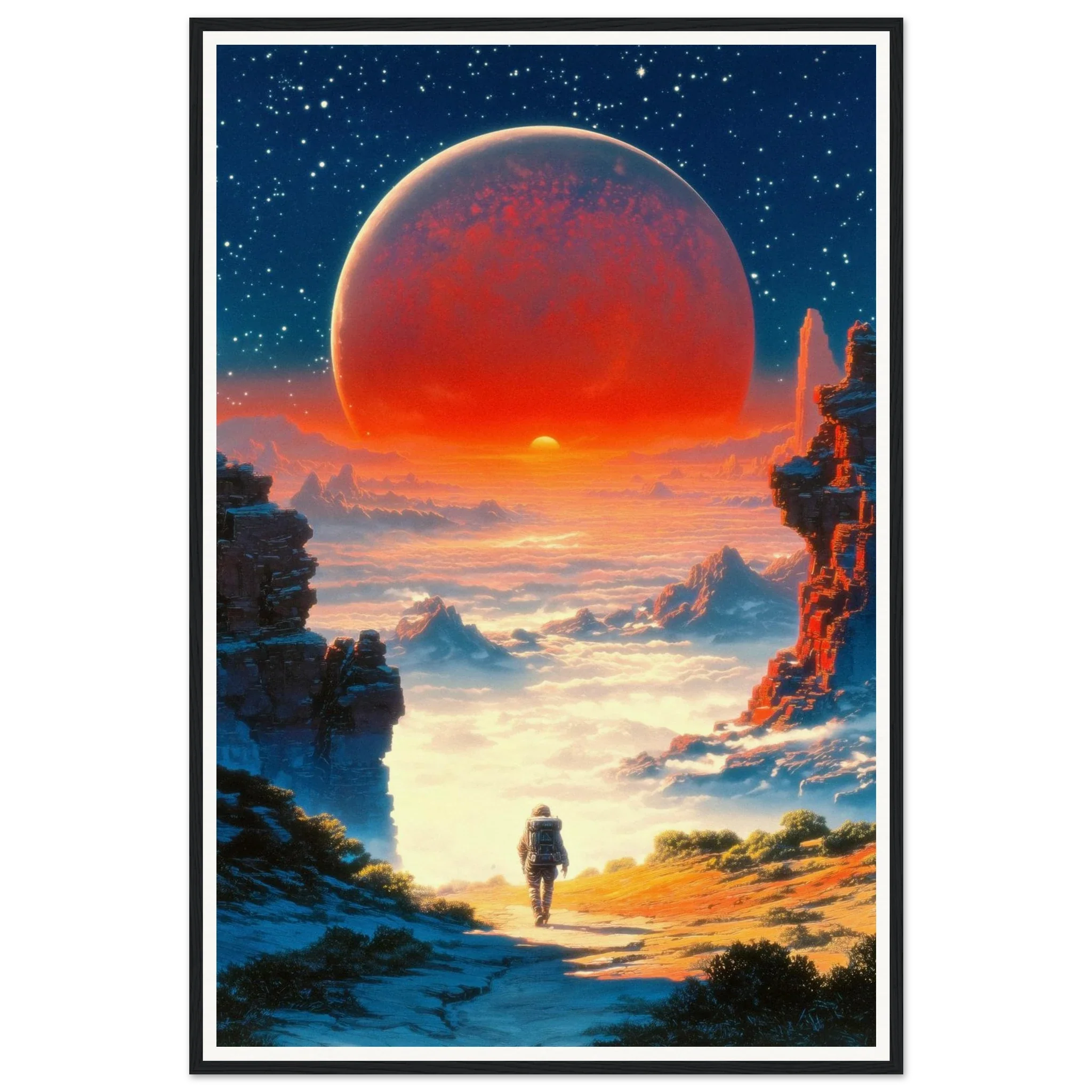 Astronaut's Red Dawn