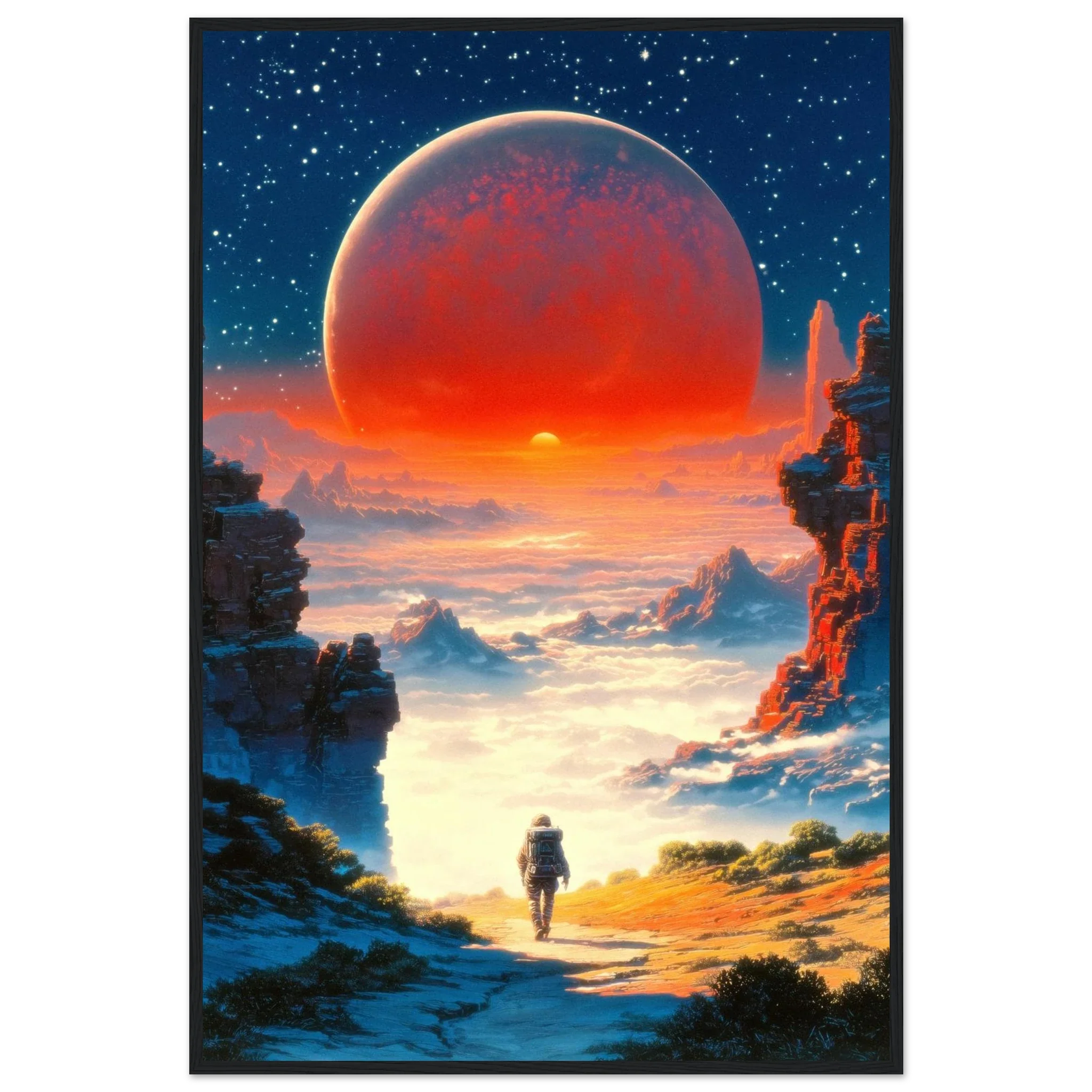 Astronaut's Red Dawn