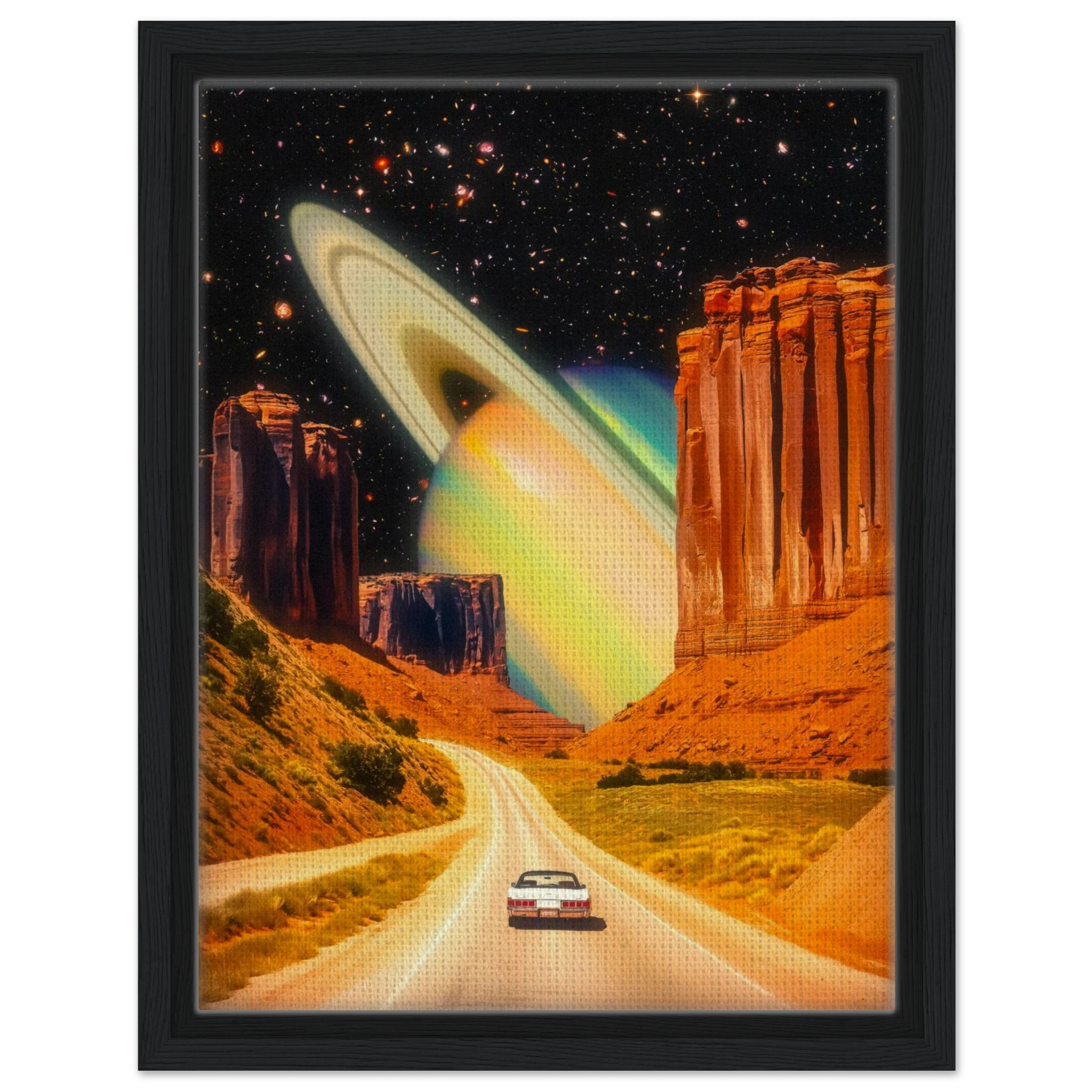 Road Trip to Saturn Canvas