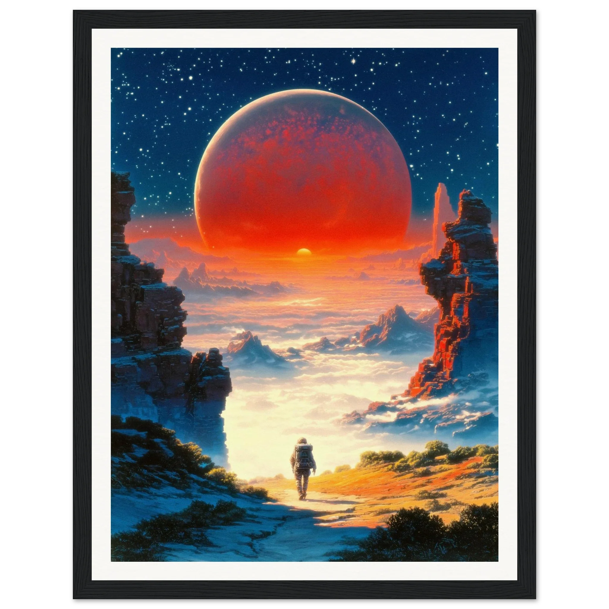 Astronaut's Red Dawn