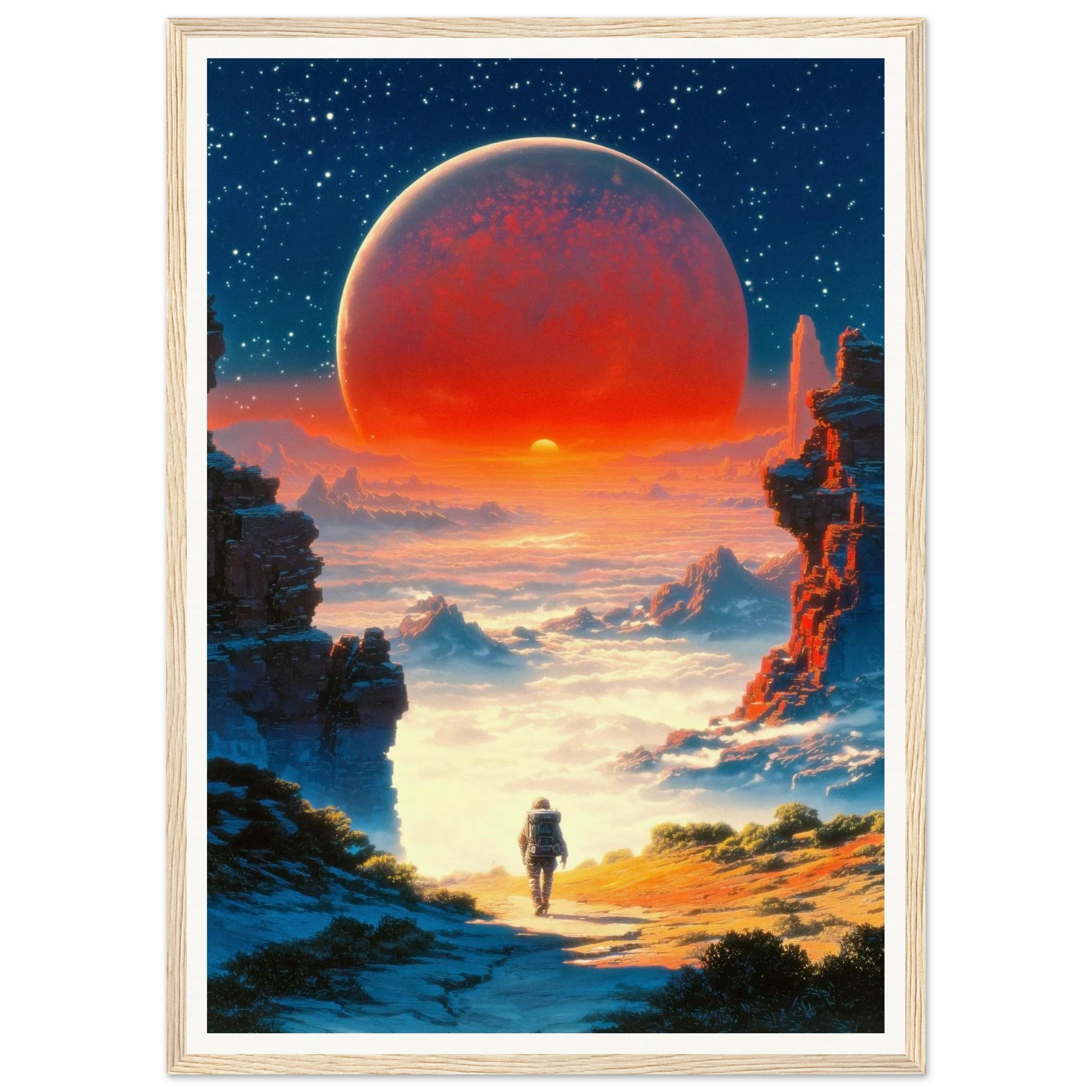 Astronaut's Red Dawn