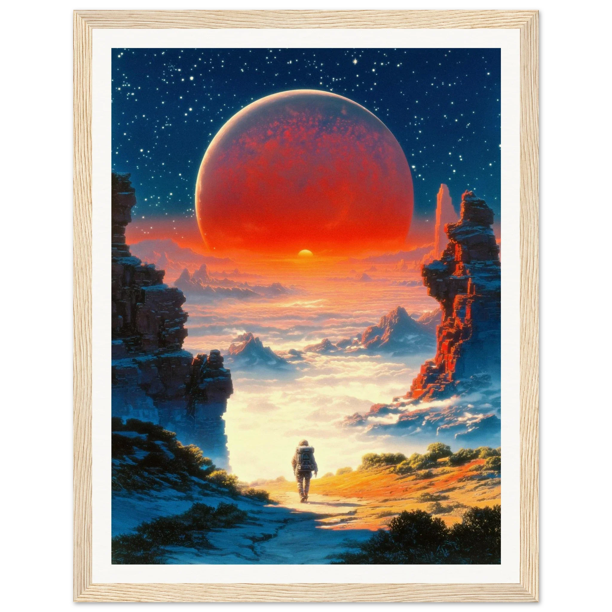 Astronaut's Red Dawn