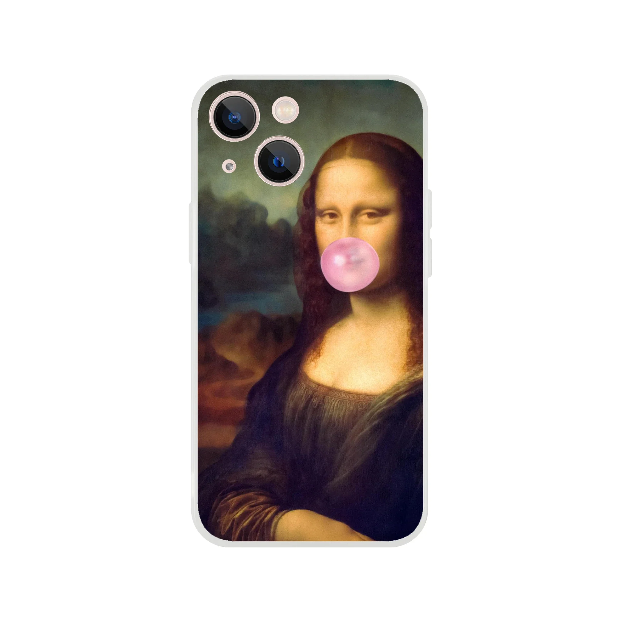 Mona Lisa Bubble Gum iPhone Case