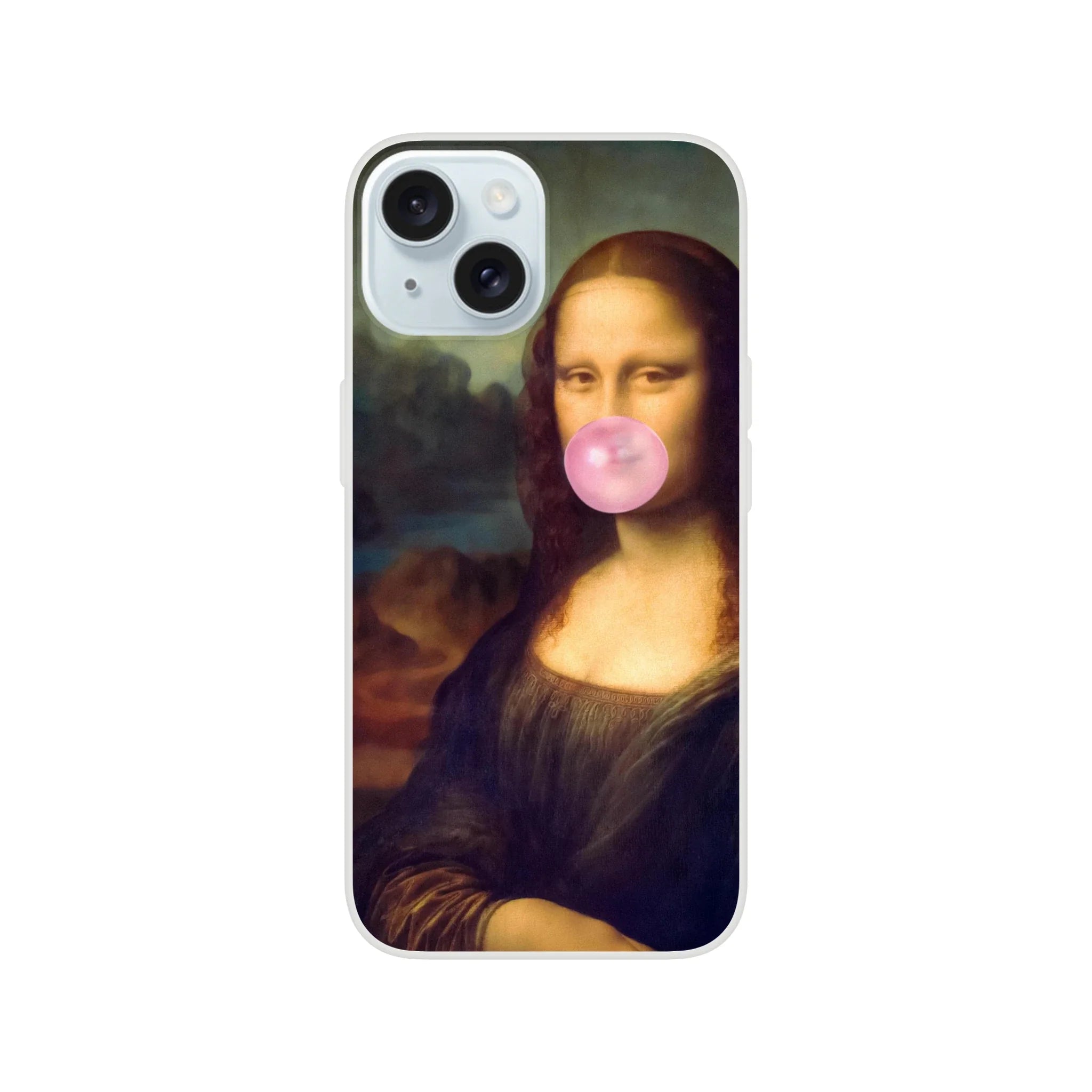 Mona Lisa Bubble Gum iPhone Case