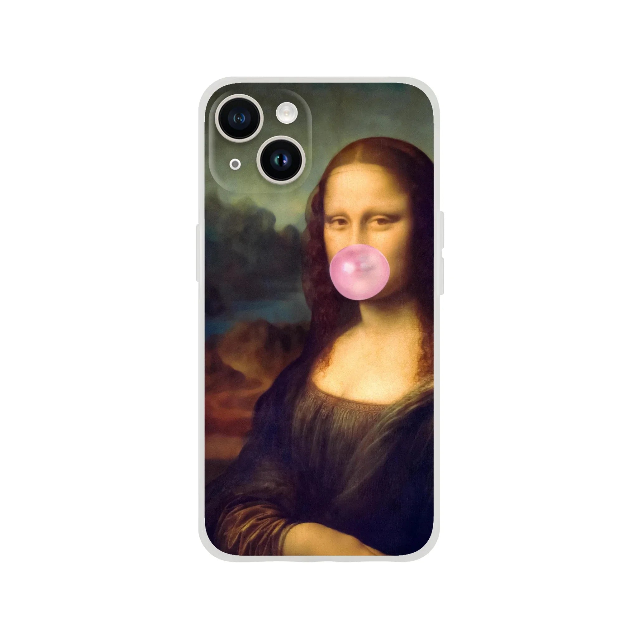 Mona Lisa Bubble Gum iPhone Case