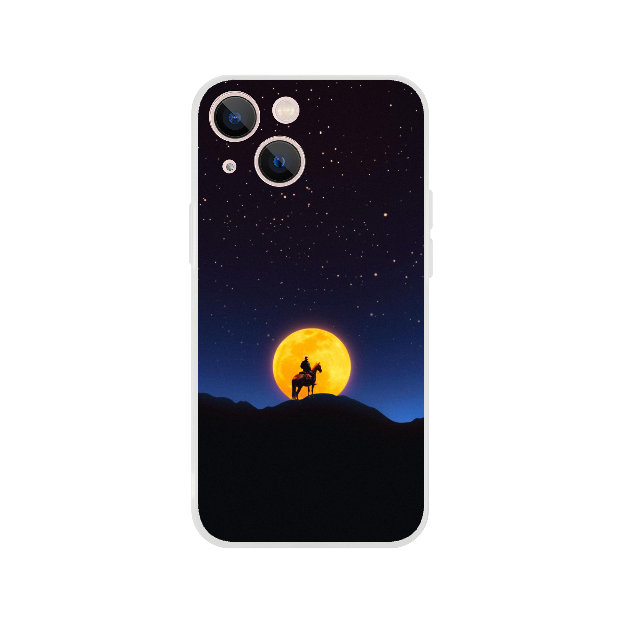 The Rider and The Moon iPhone Case