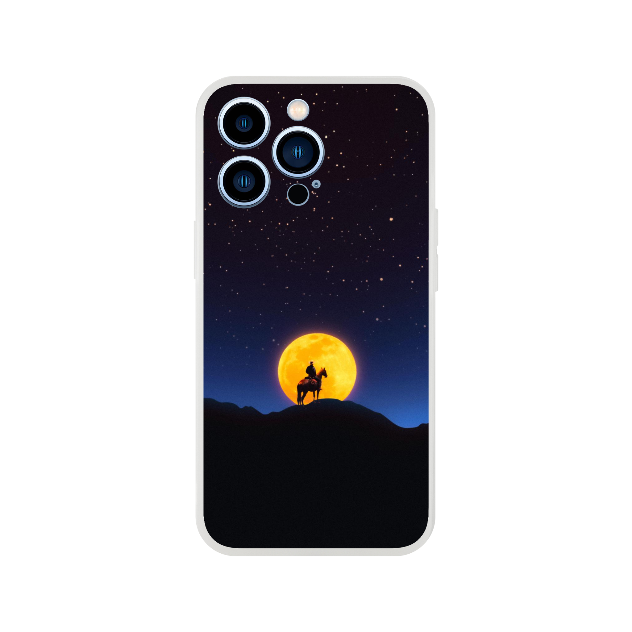 The Rider and The Moon iPhone Case