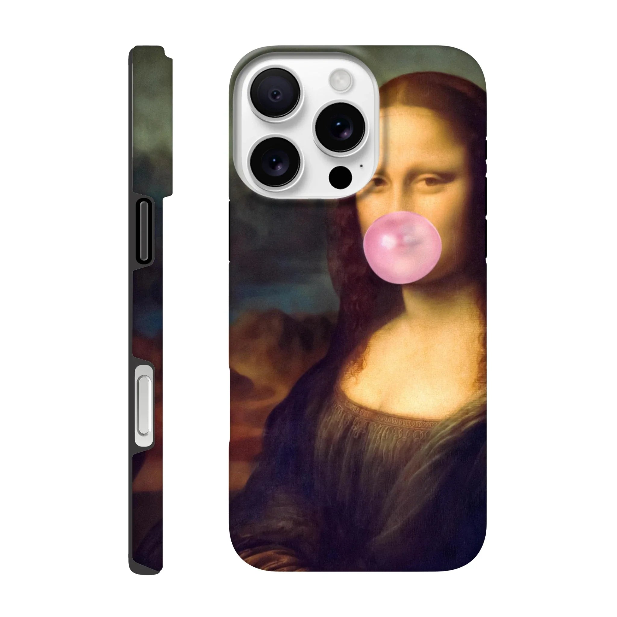Mona Lisa Bubble Gum iPhone Case