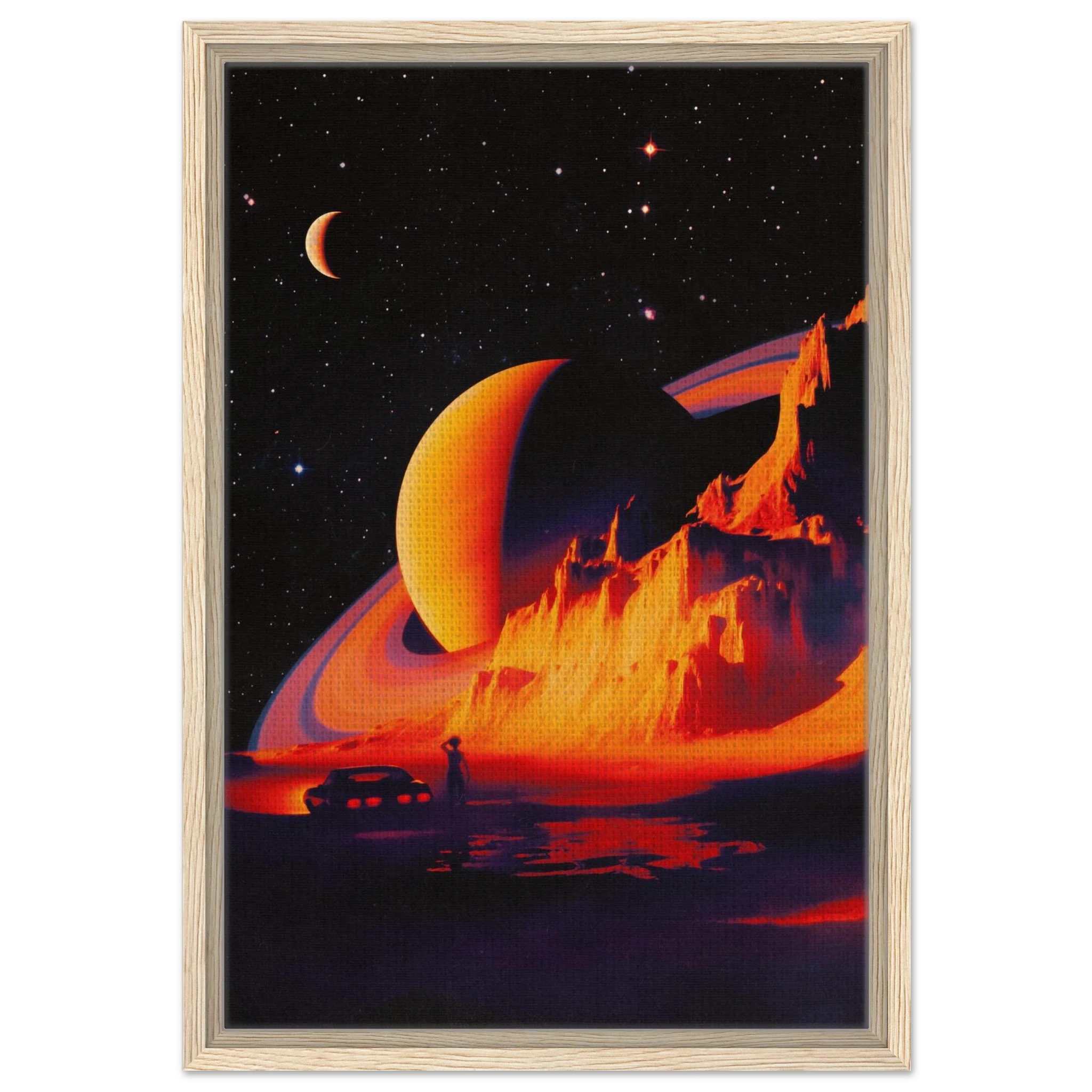 Alien Landscape Canvas