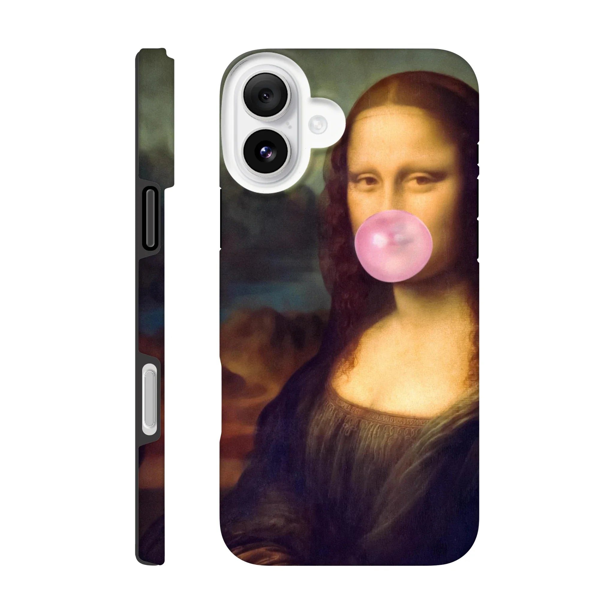 Mona Lisa Bubble Gum iPhone Case
