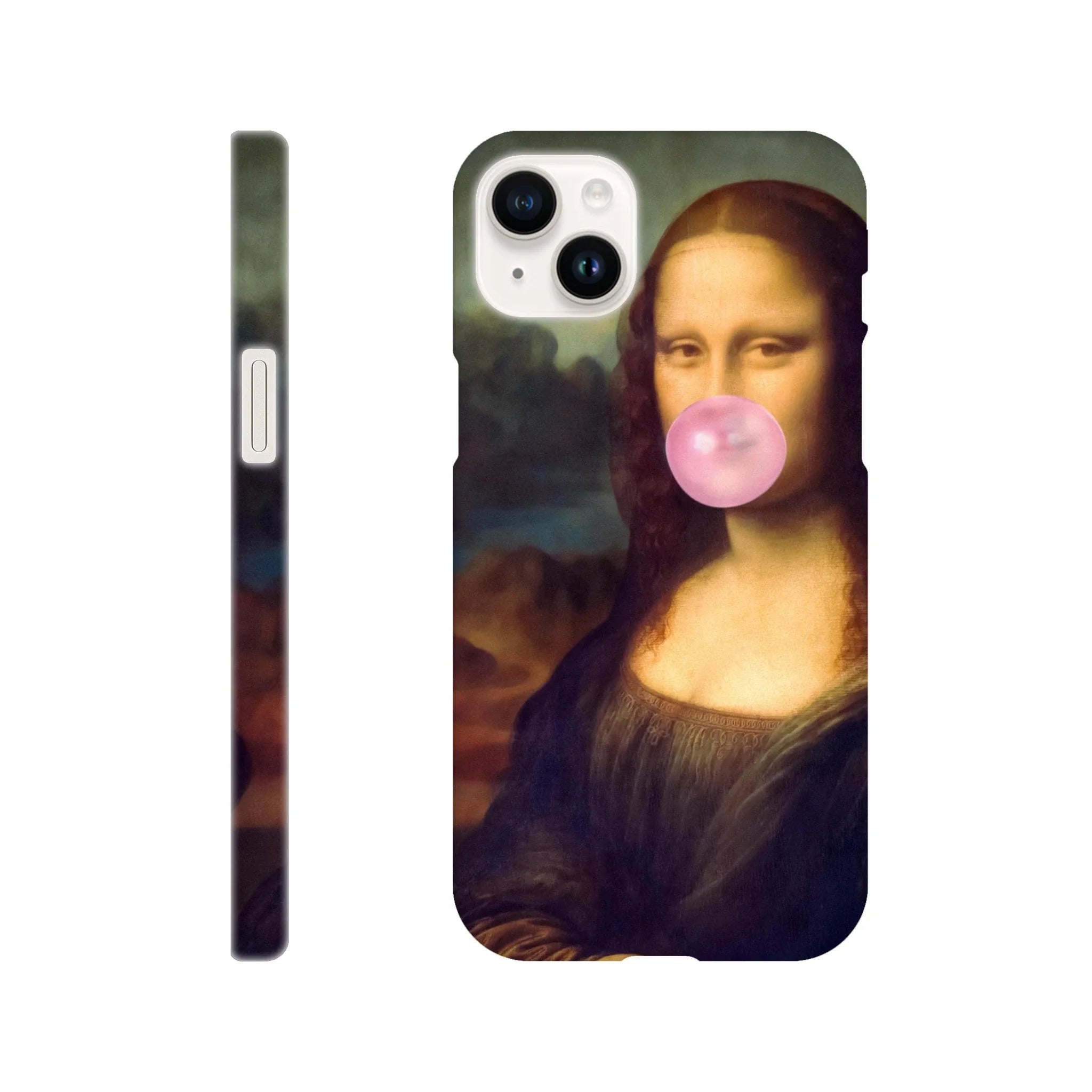 Mona Lisa Bubble Gum iPhone Case