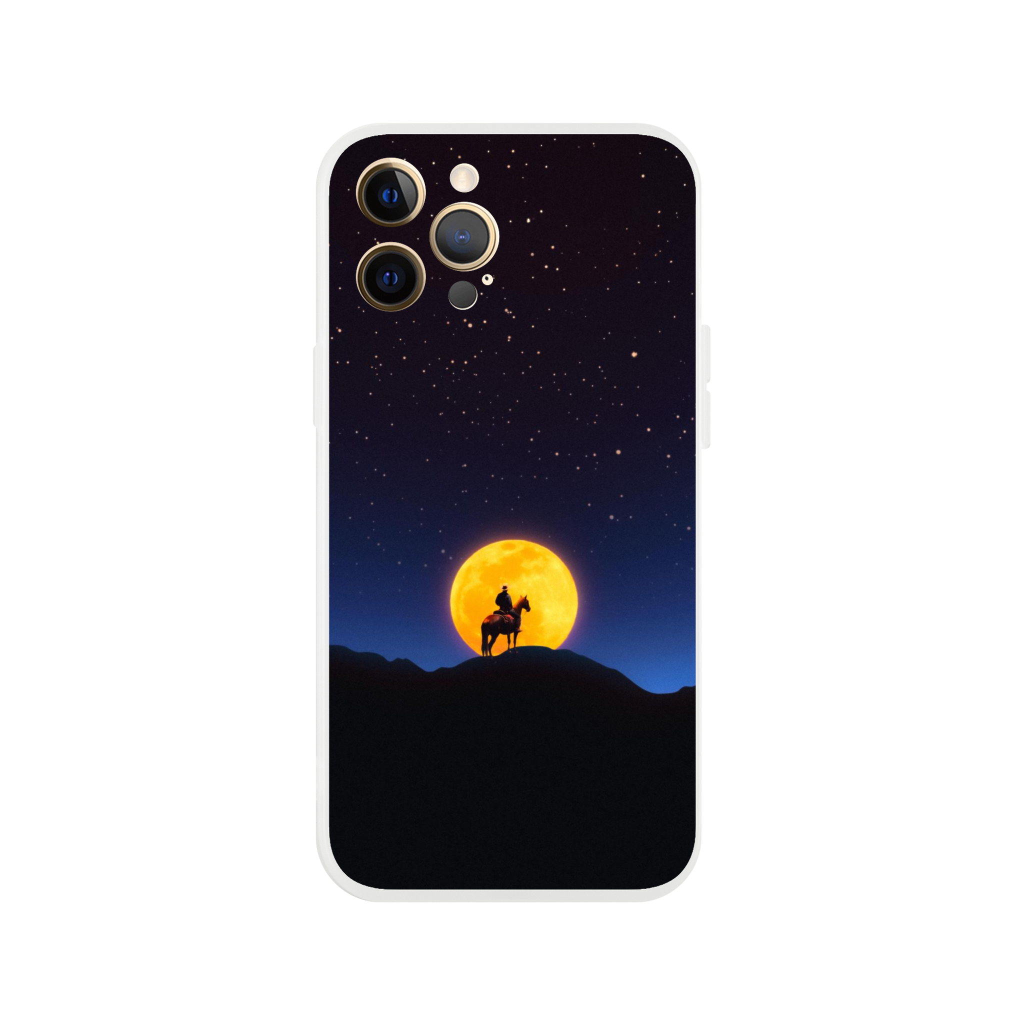 The Rider and The Moon iPhone Case