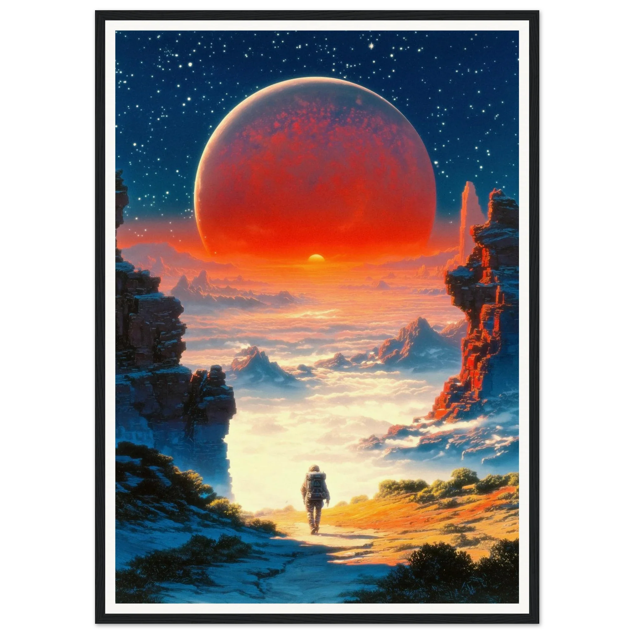 Astronaut's Red Dawn