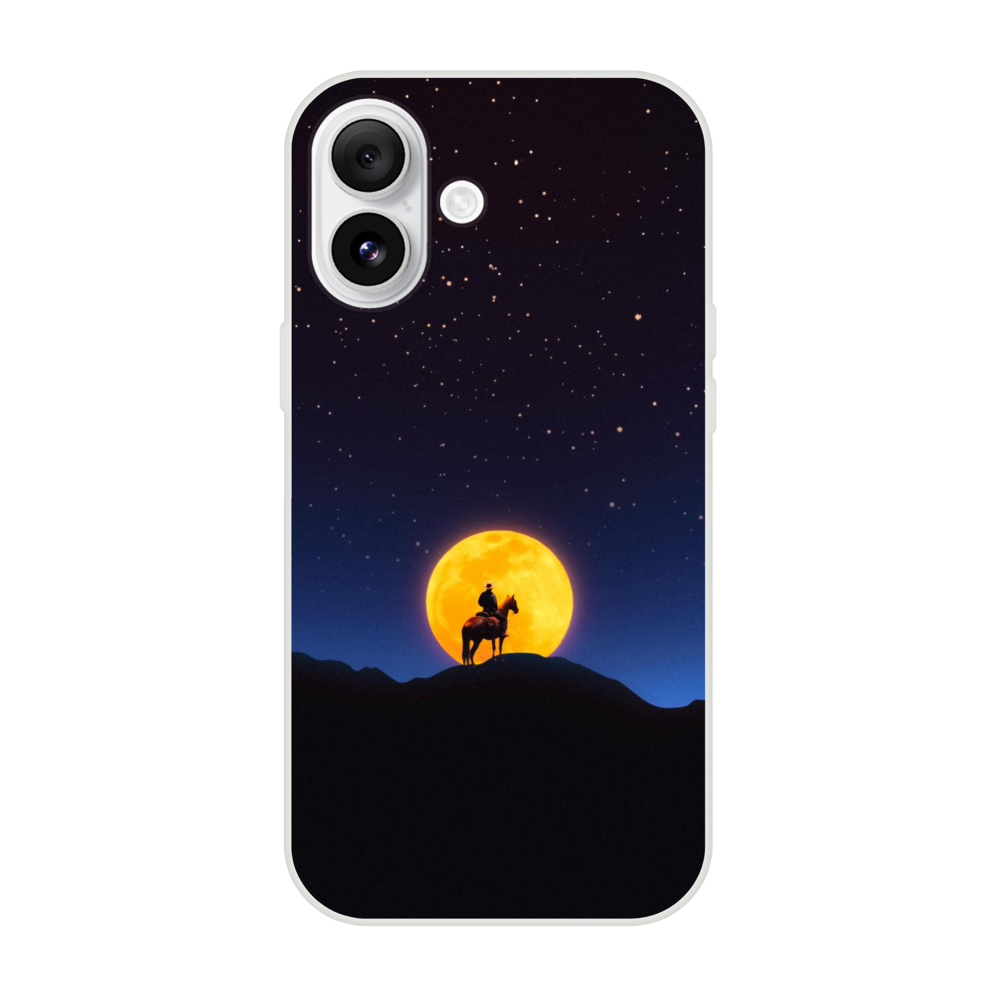 The Rider and The Moon iPhone Case
