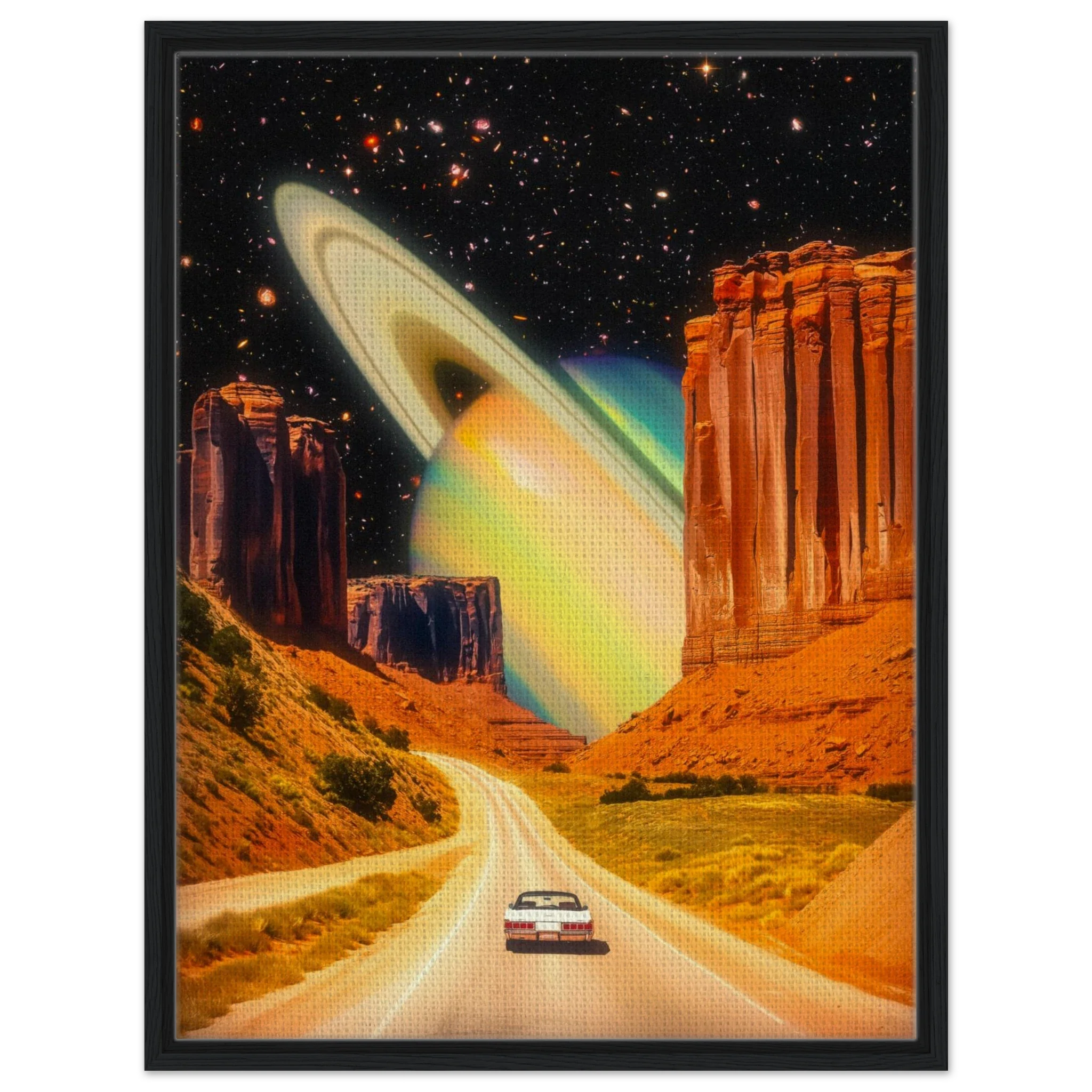 Road Trip to Saturn Canvas