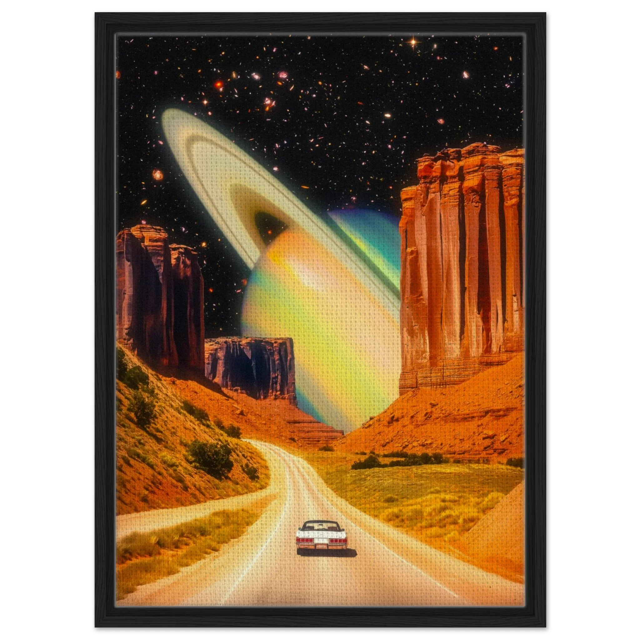 Road Trip to Saturn Canvas