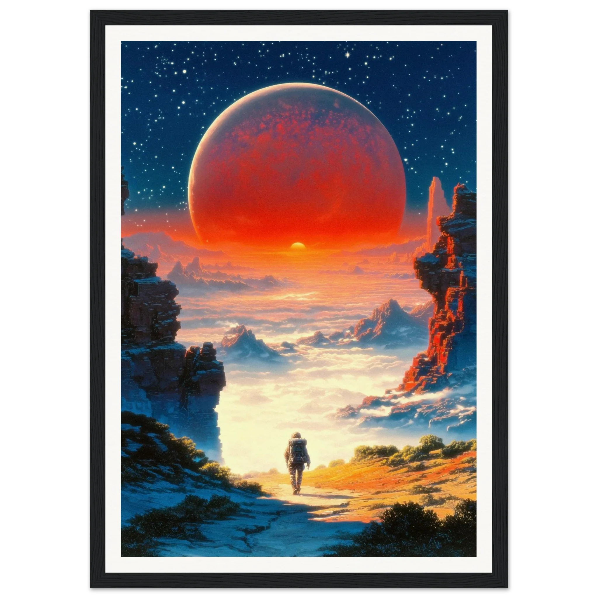 Astronaut's Red Dawn