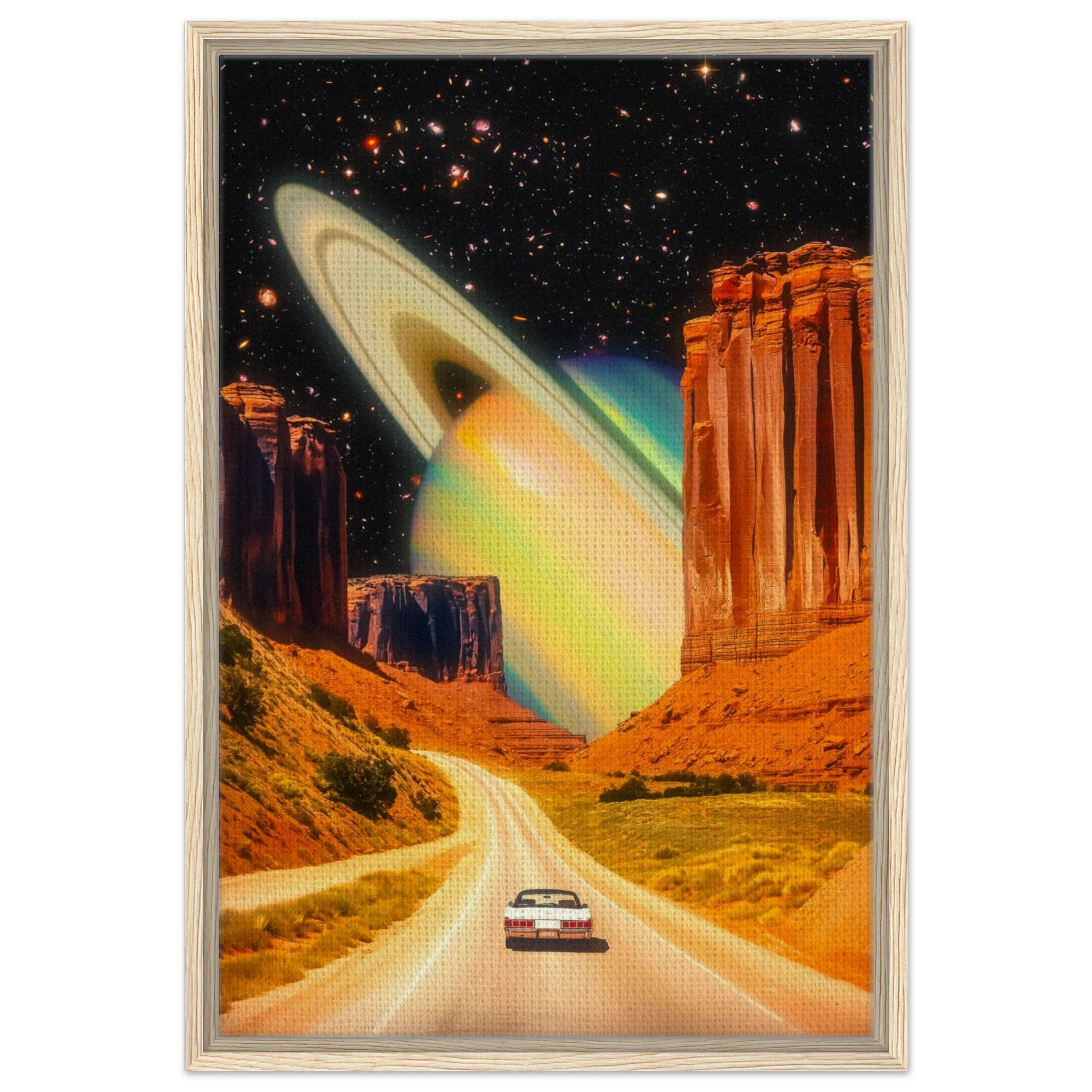 Road Trip to Saturn Canvas