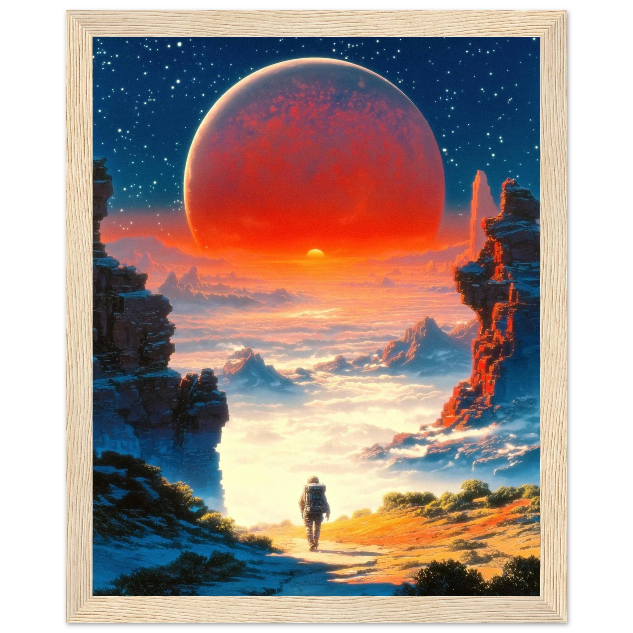 Astronaut's Red Dawn