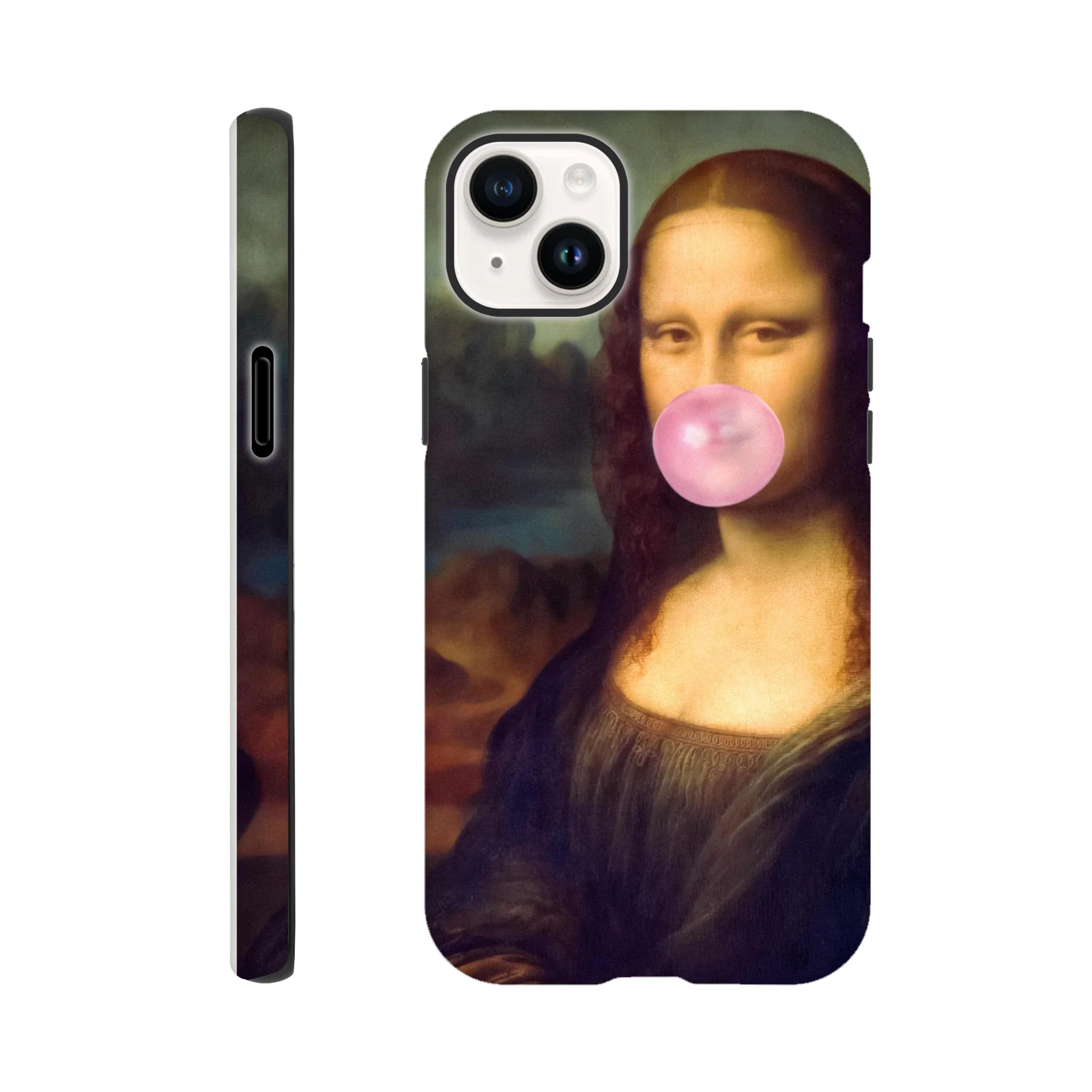Mona Lisa Bubble Gum iPhone Case