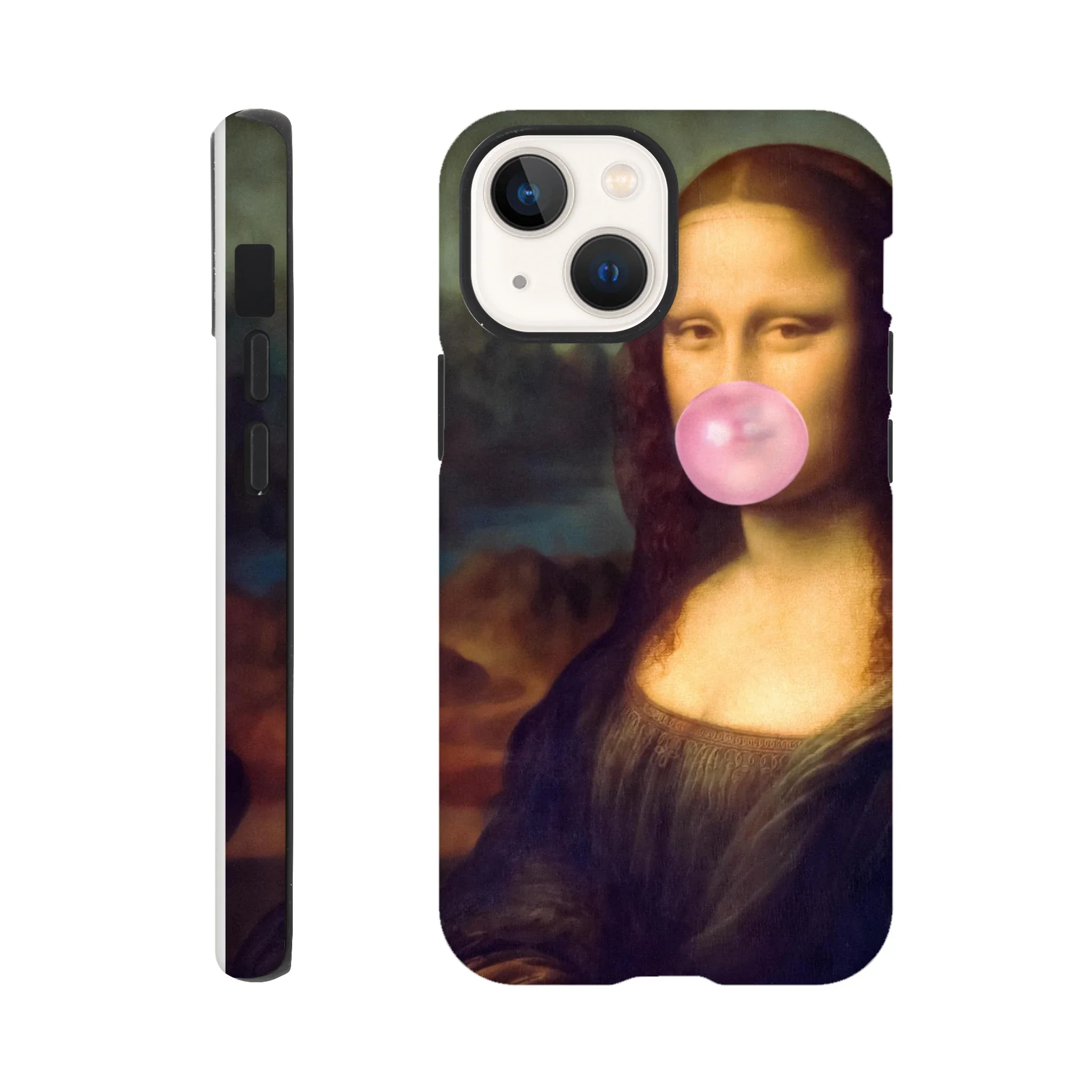 Mona Lisa Bubble Gum iPhone Case