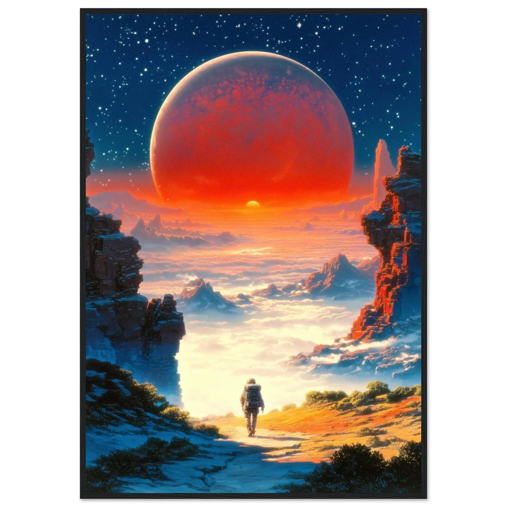 Astronaut's Red Dawn