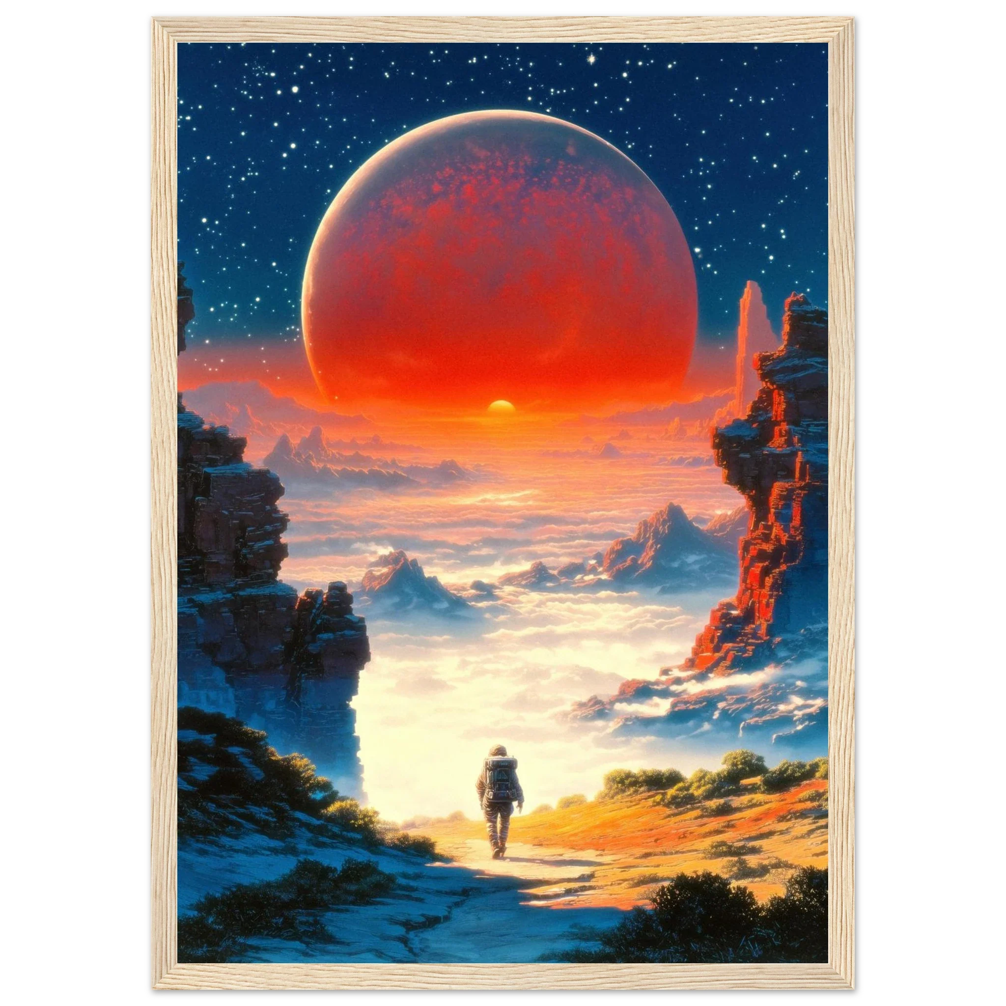 Astronaut's Red Dawn