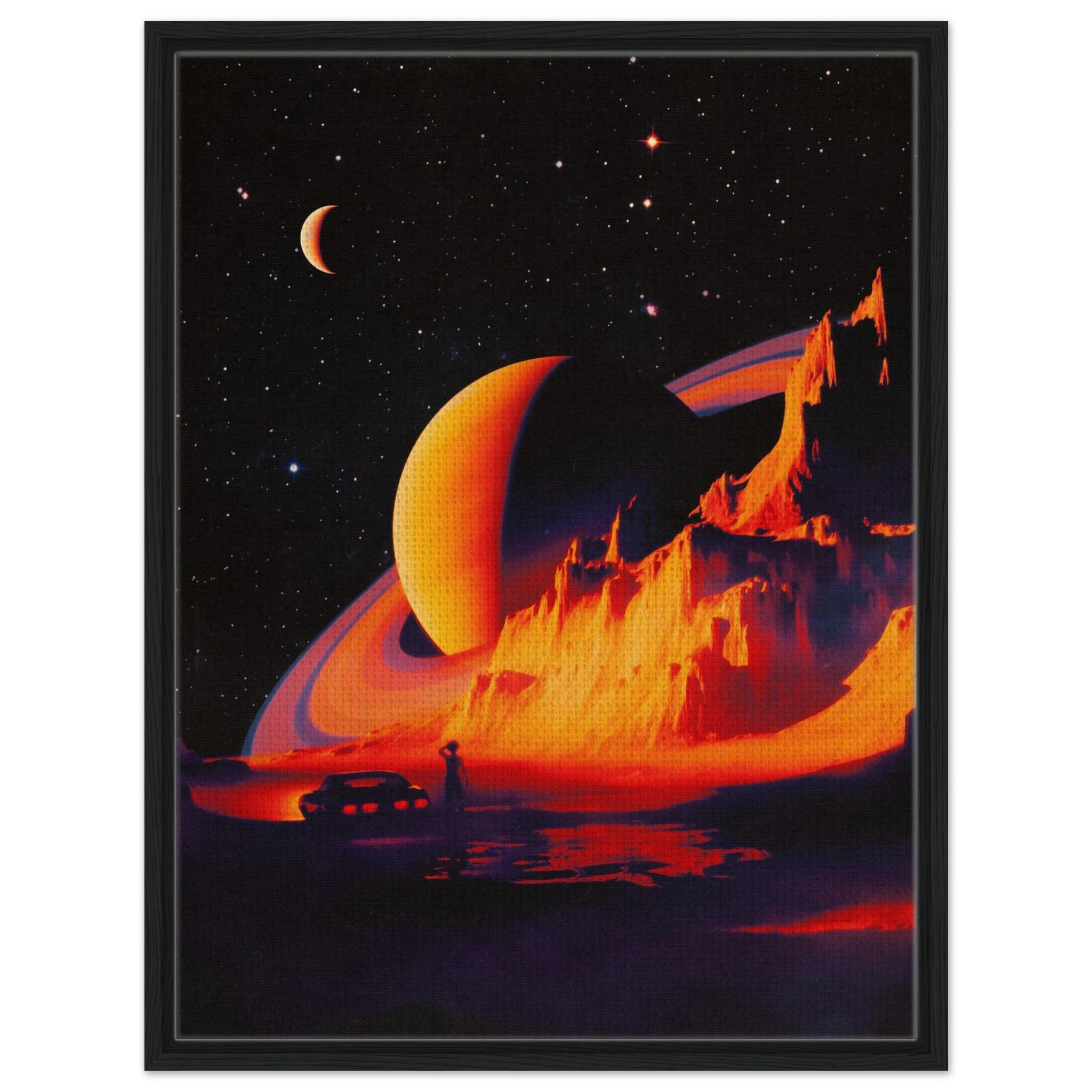 Alien Landscape Canvas