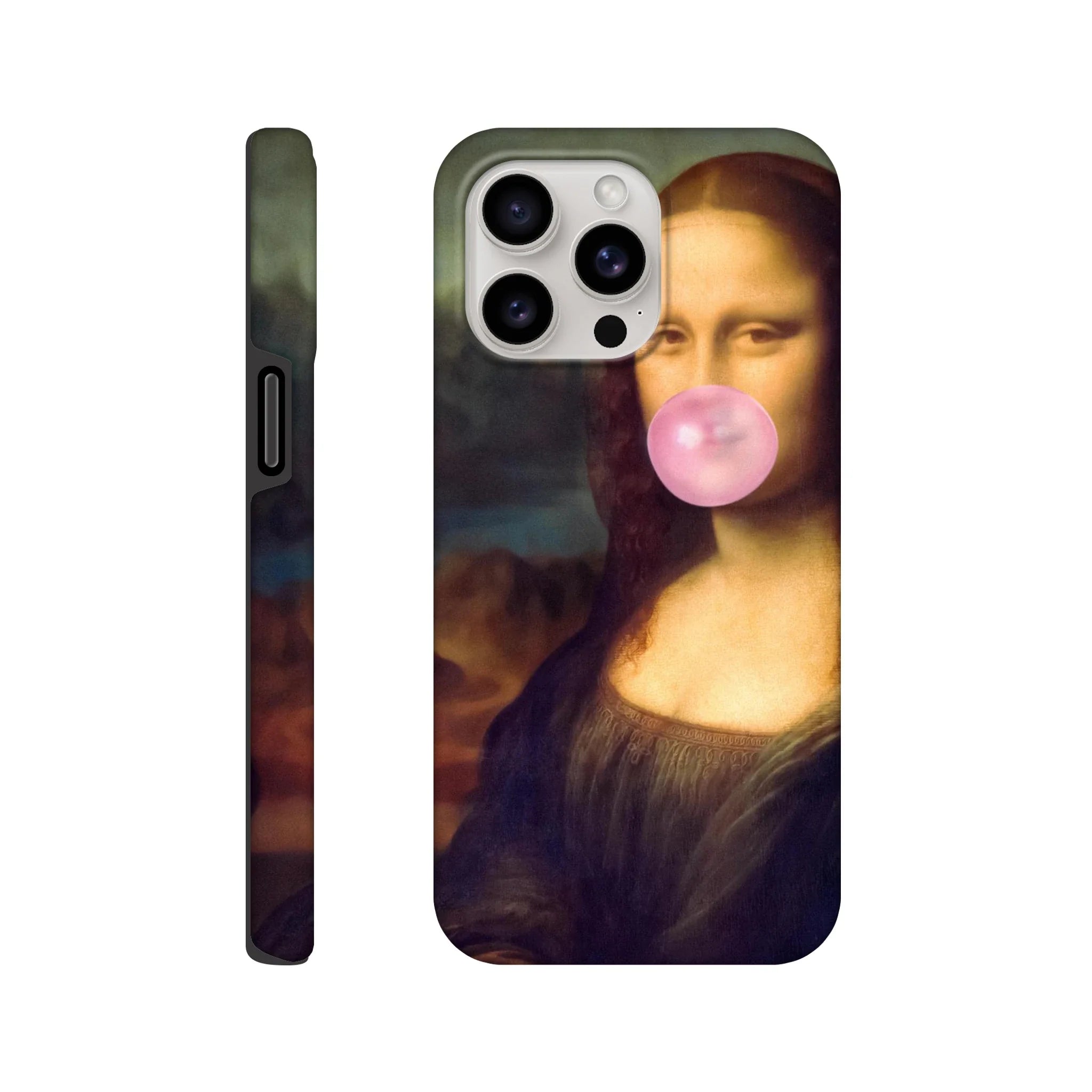 Mona Lisa Bubble Gum iPhone Case