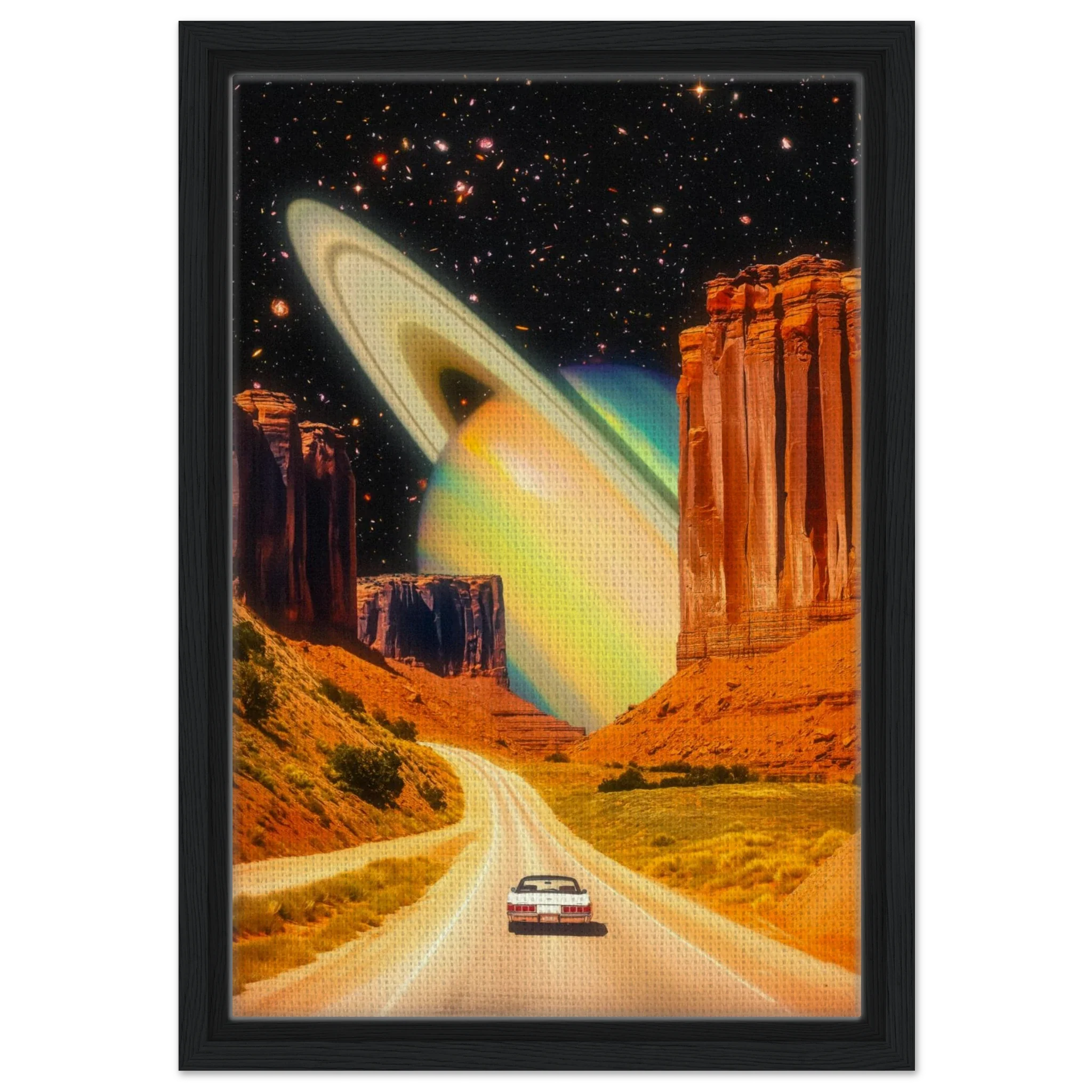 Road Trip to Saturn Canvas