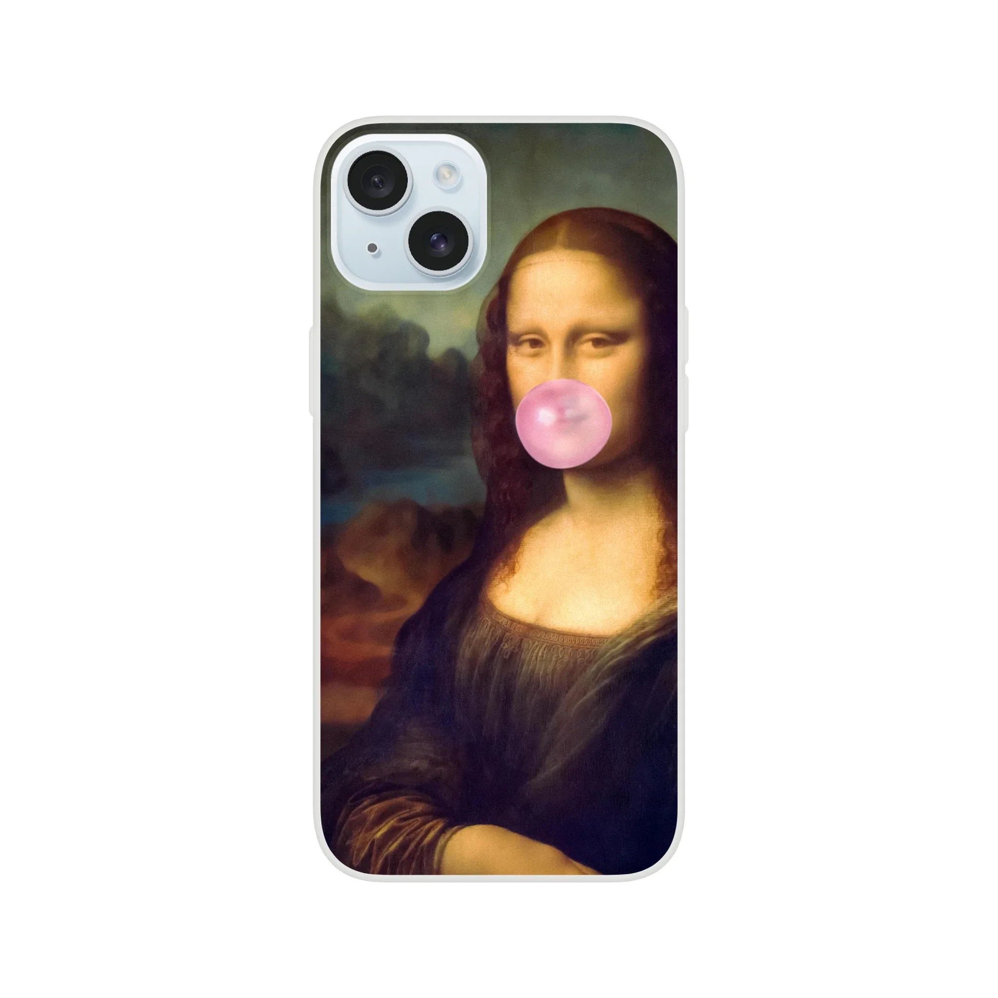 Mona Lisa Bubble Gum iPhone Case