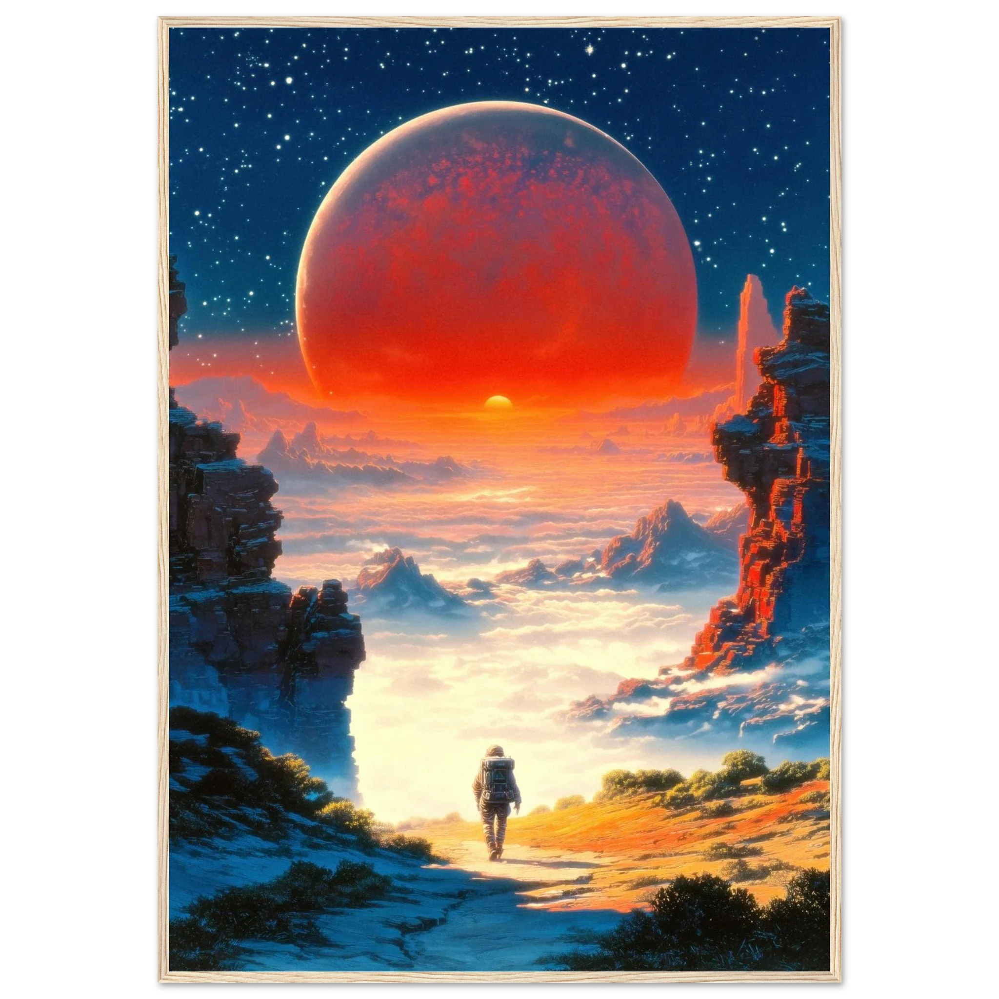 Astronaut's Red Dawn