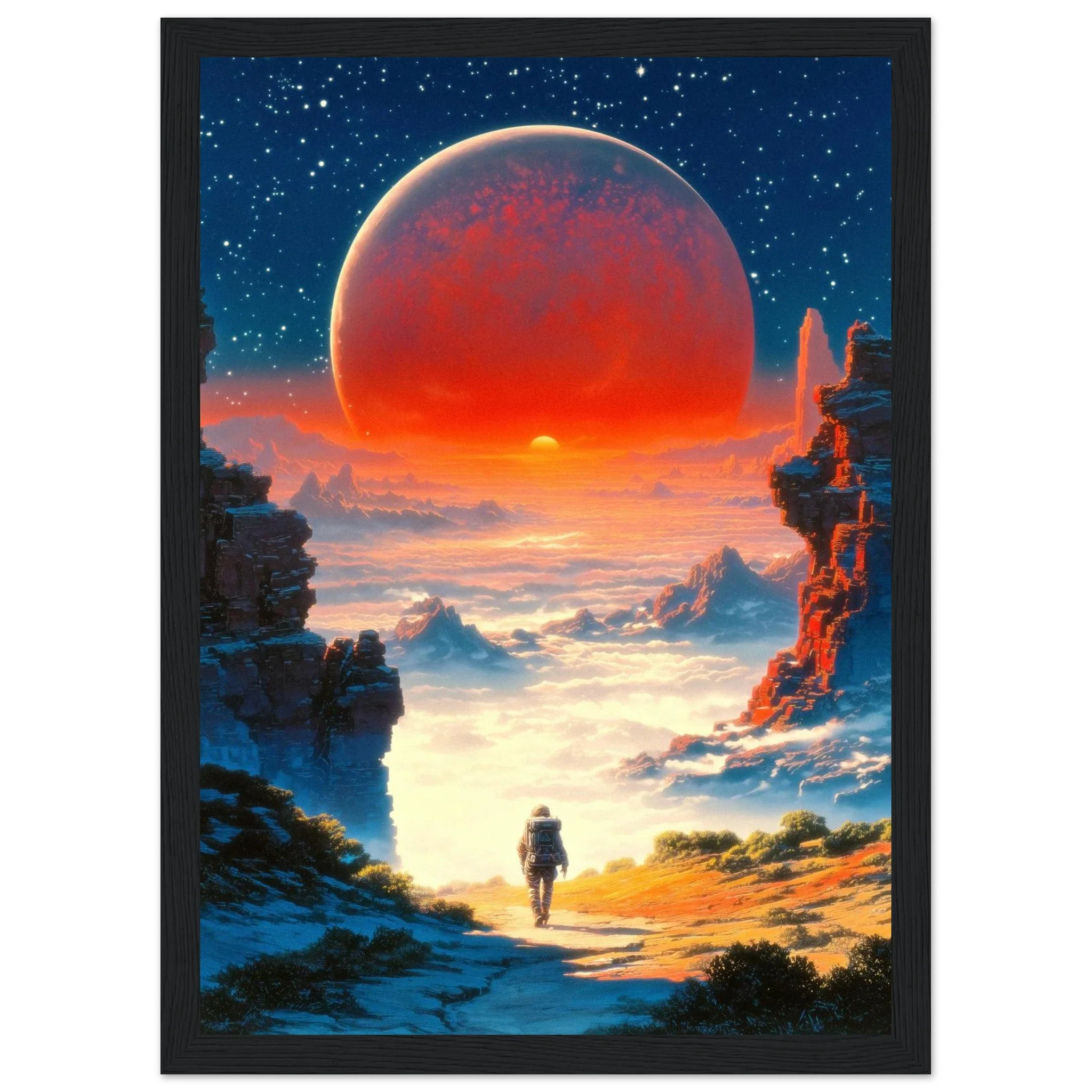 Astronaut's Red Dawn