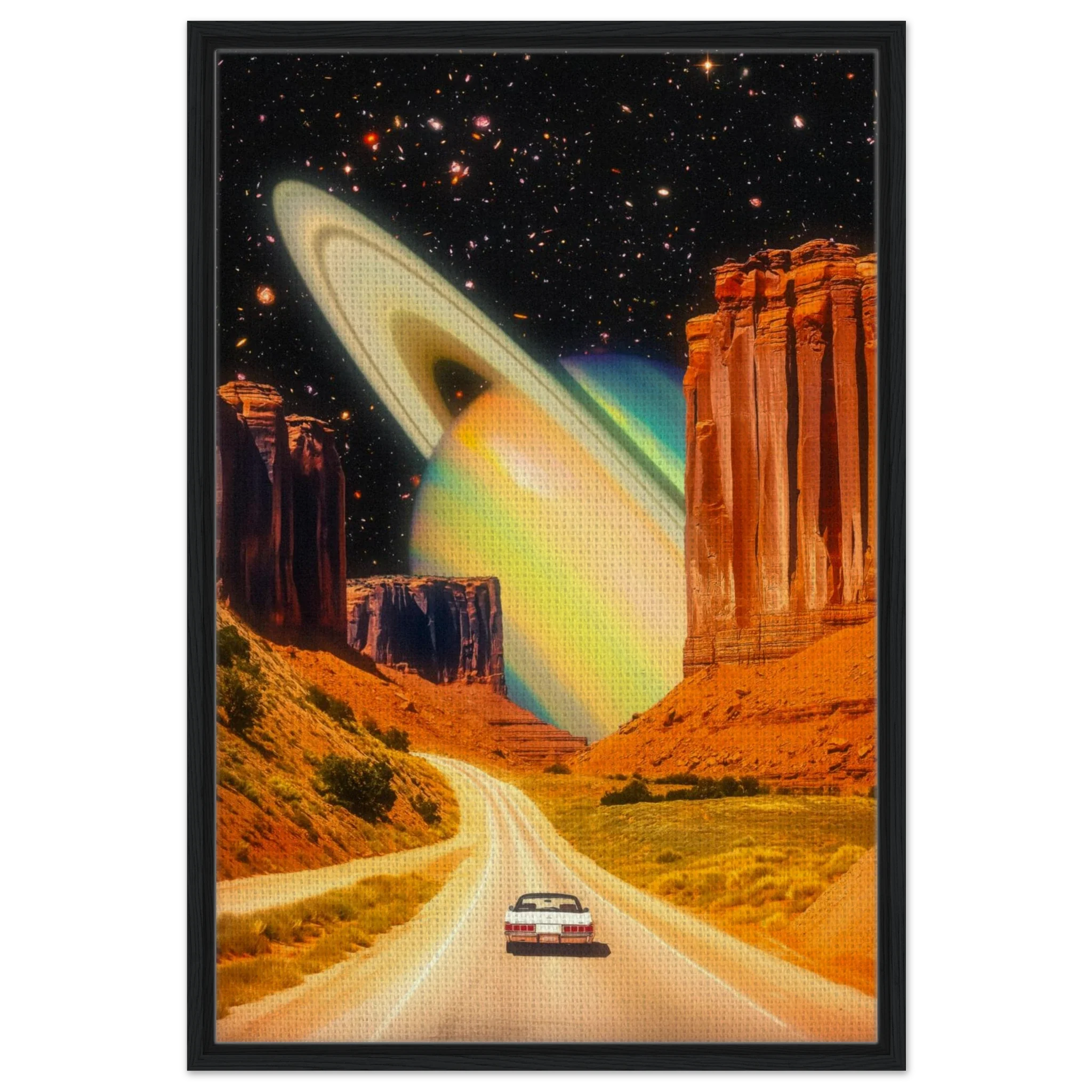 Road Trip to Saturn Canvas