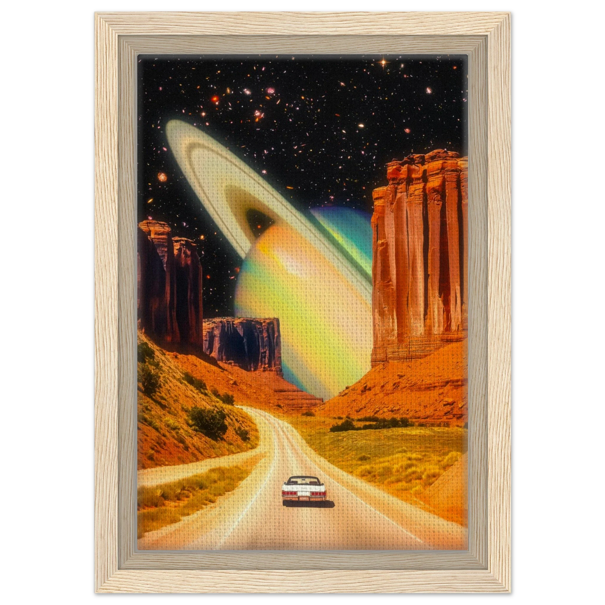 Road Trip to Saturn Canvas