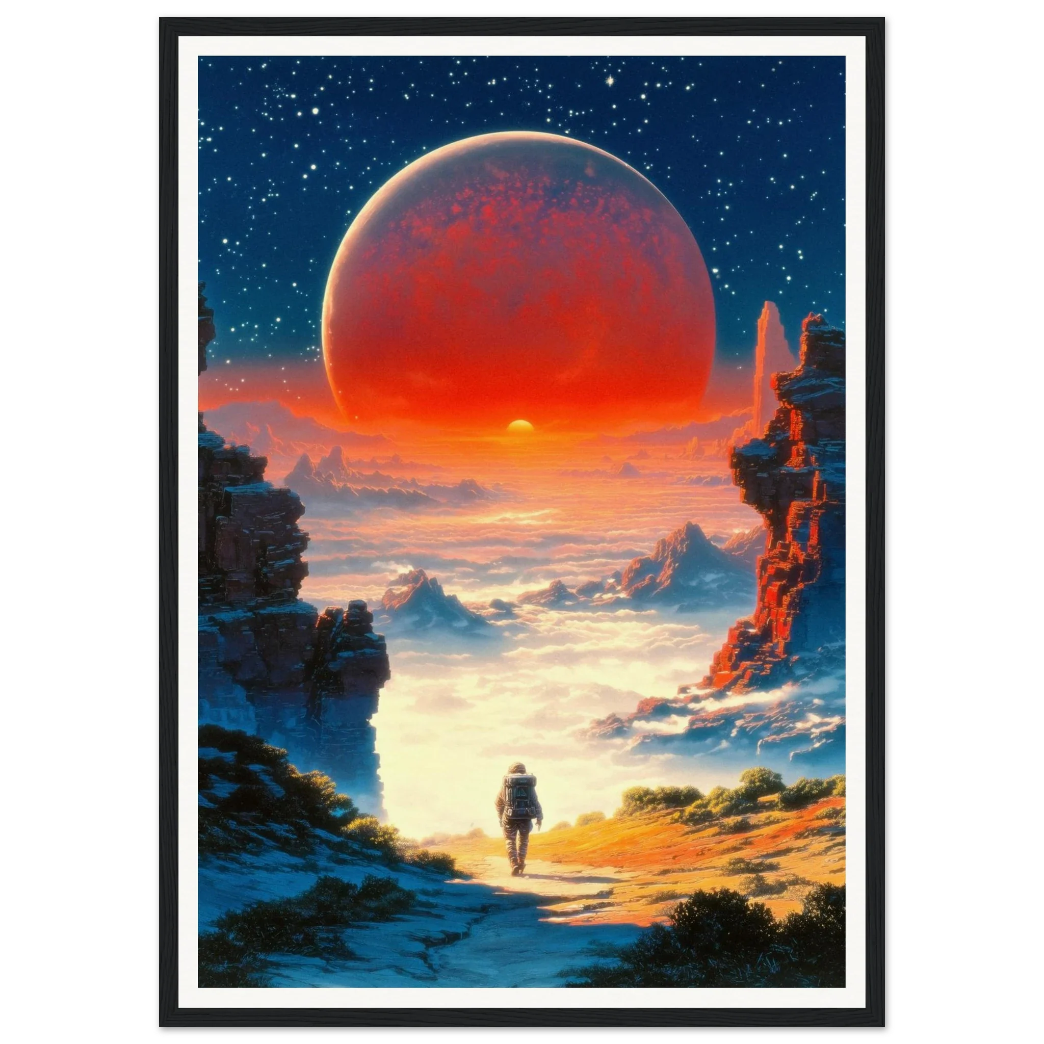 Astronaut's Red Dawn