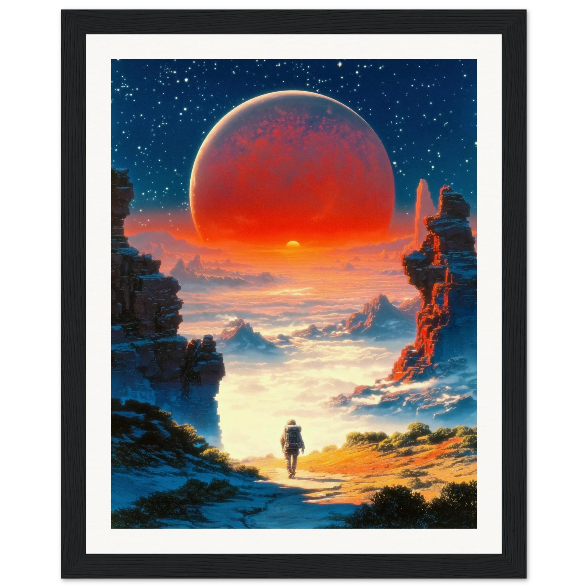 Astronaut's Red Dawn