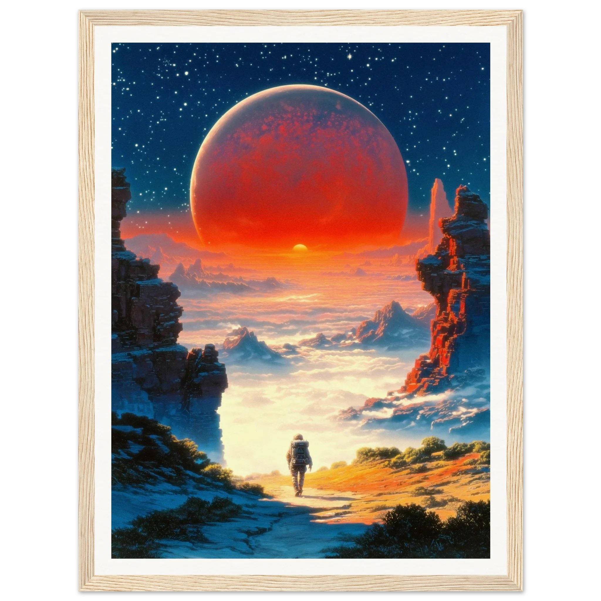 Astronaut's Red Dawn