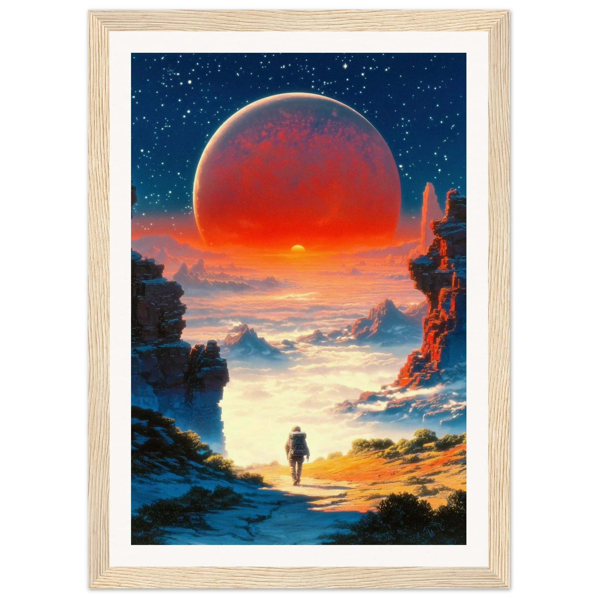 Astronaut's Red Dawn