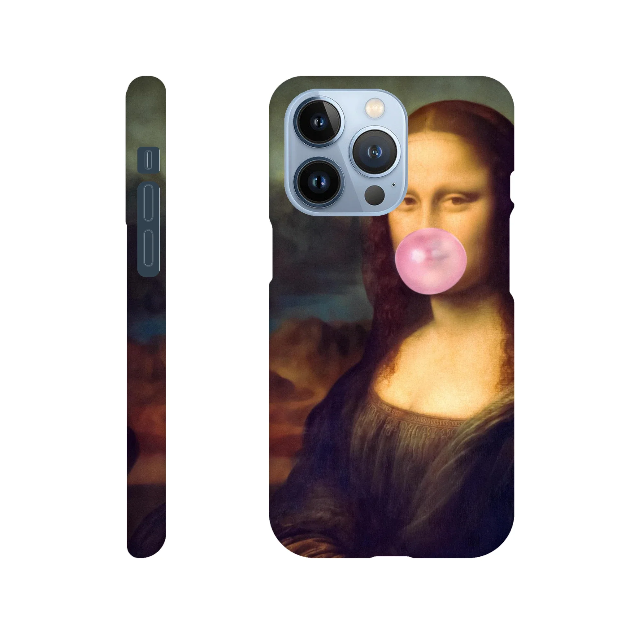 Mona Lisa Bubble Gum iPhone Case
