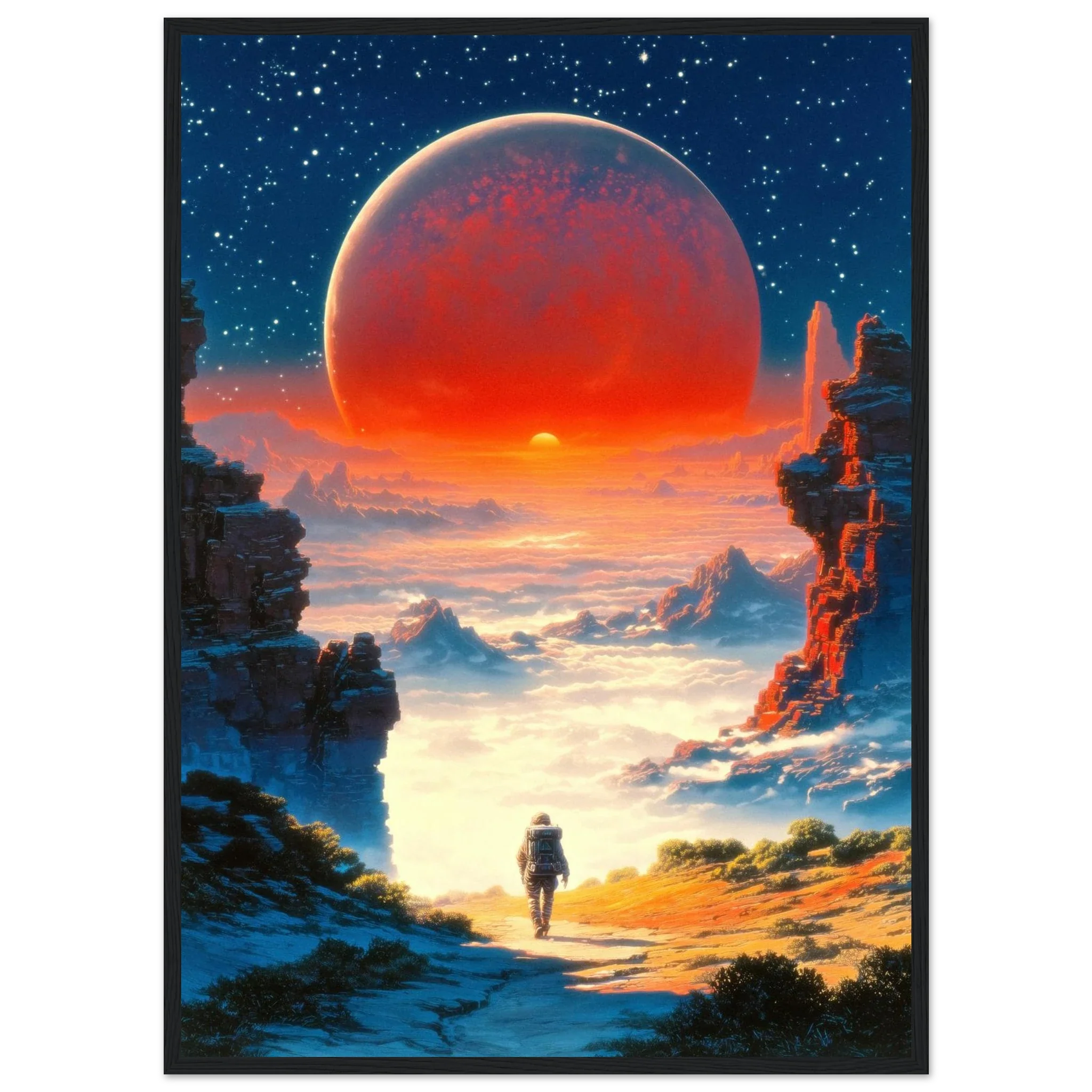 Astronaut's Red Dawn