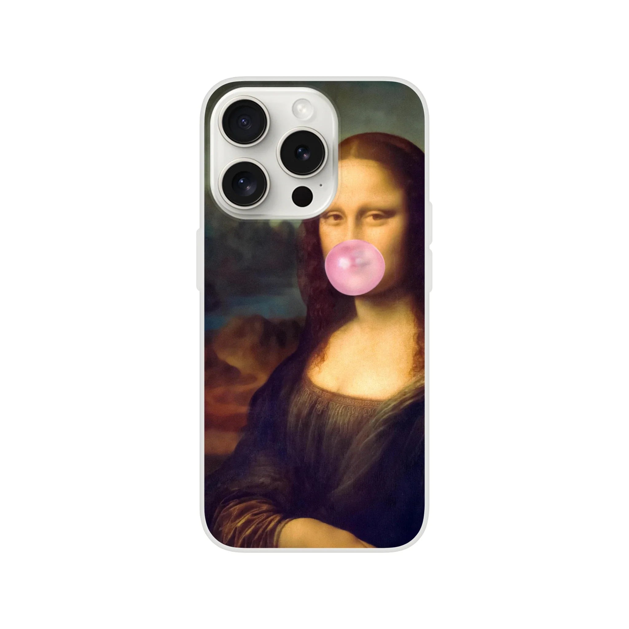 Mona Lisa Bubble Gum iPhone Case