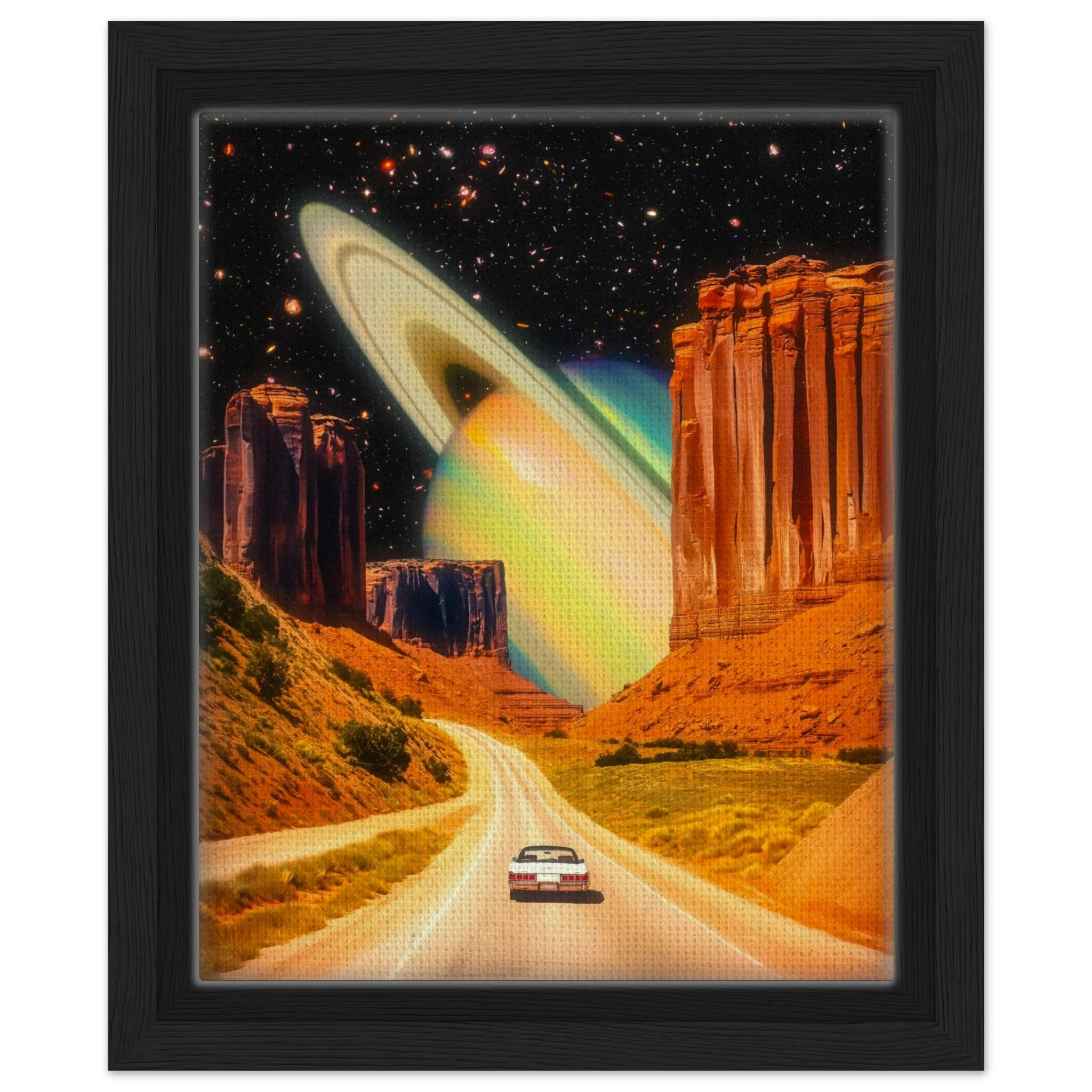 Road Trip to Saturn Canvas
