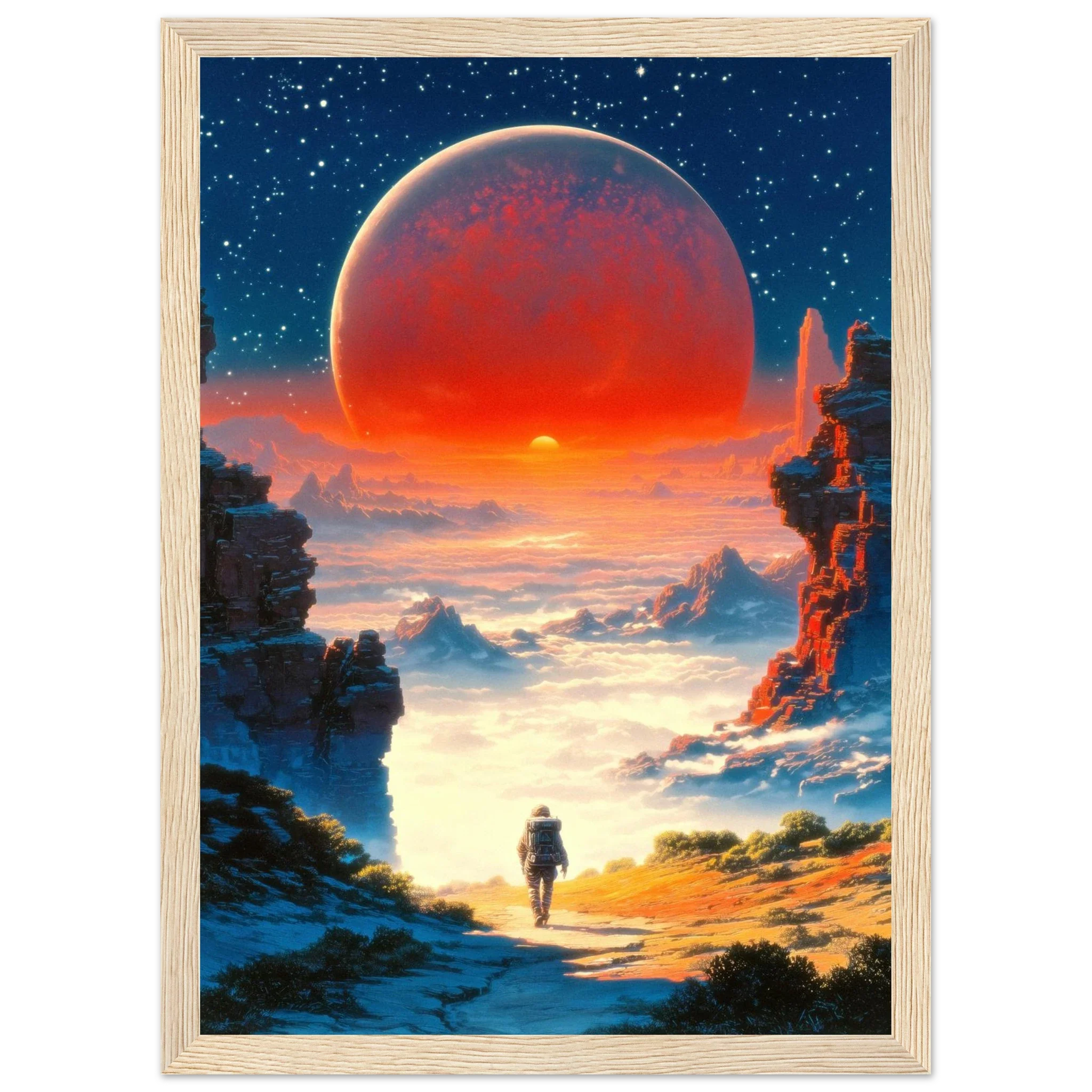 Astronaut's Red Dawn