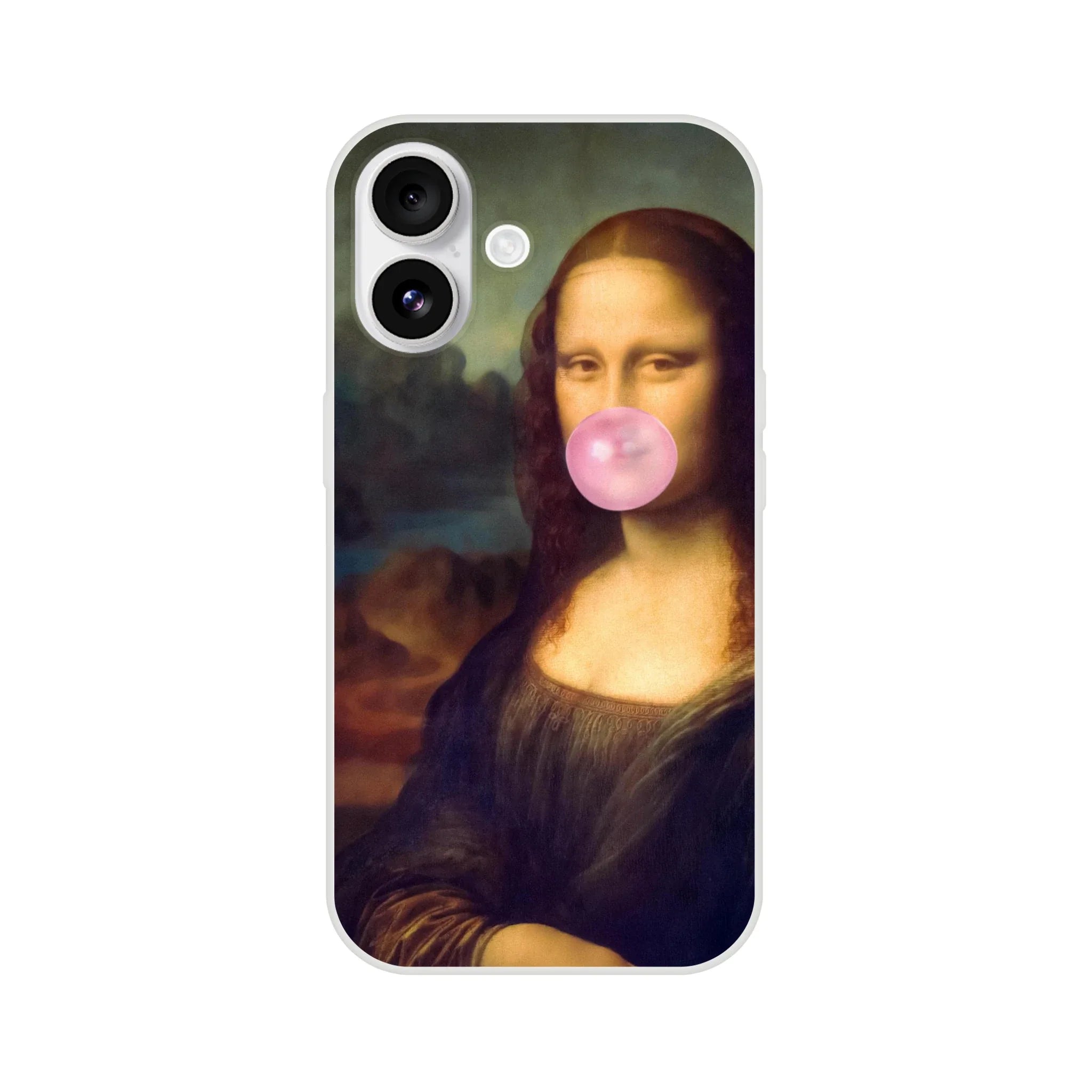 Mona Lisa Bubble Gum iPhone Case