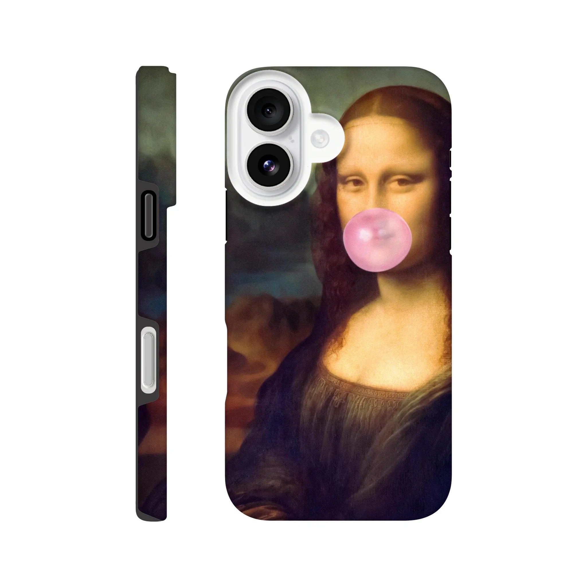 Mona Lisa Bubble Gum iPhone Case