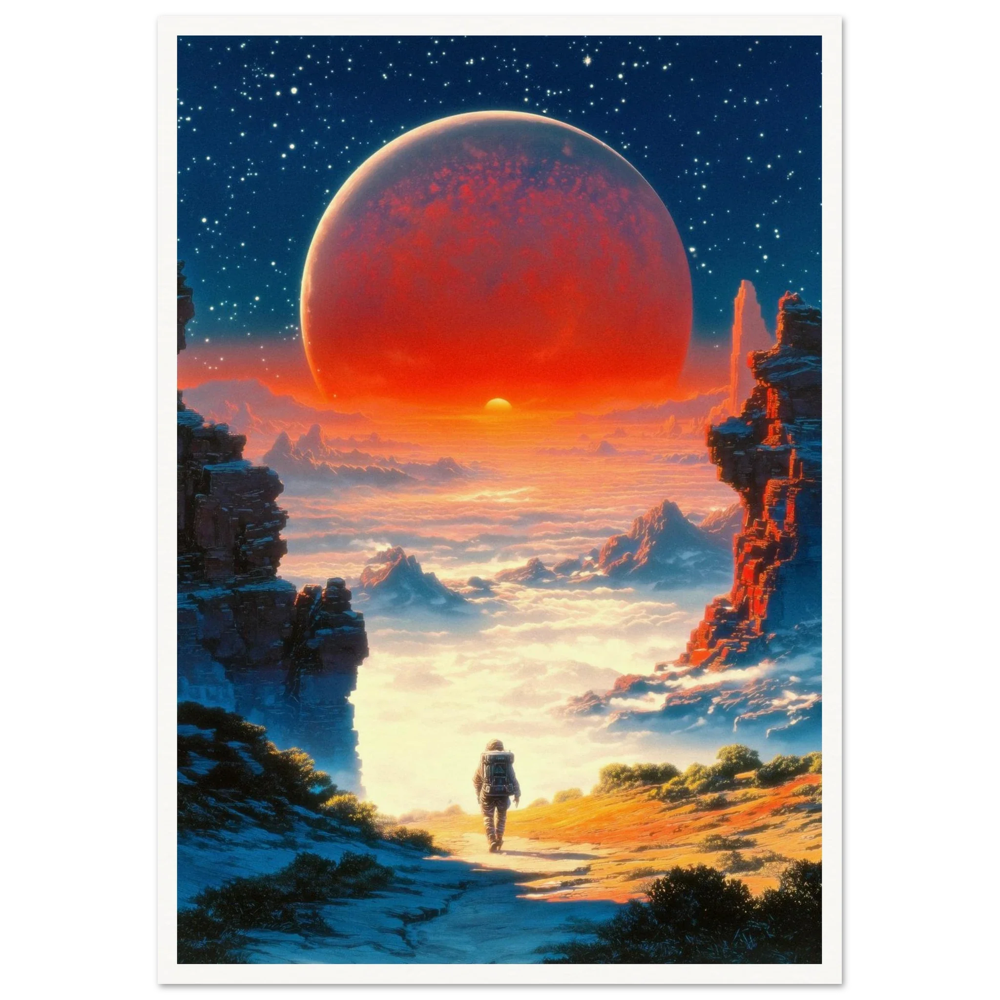 Astronaut's Red Dawn